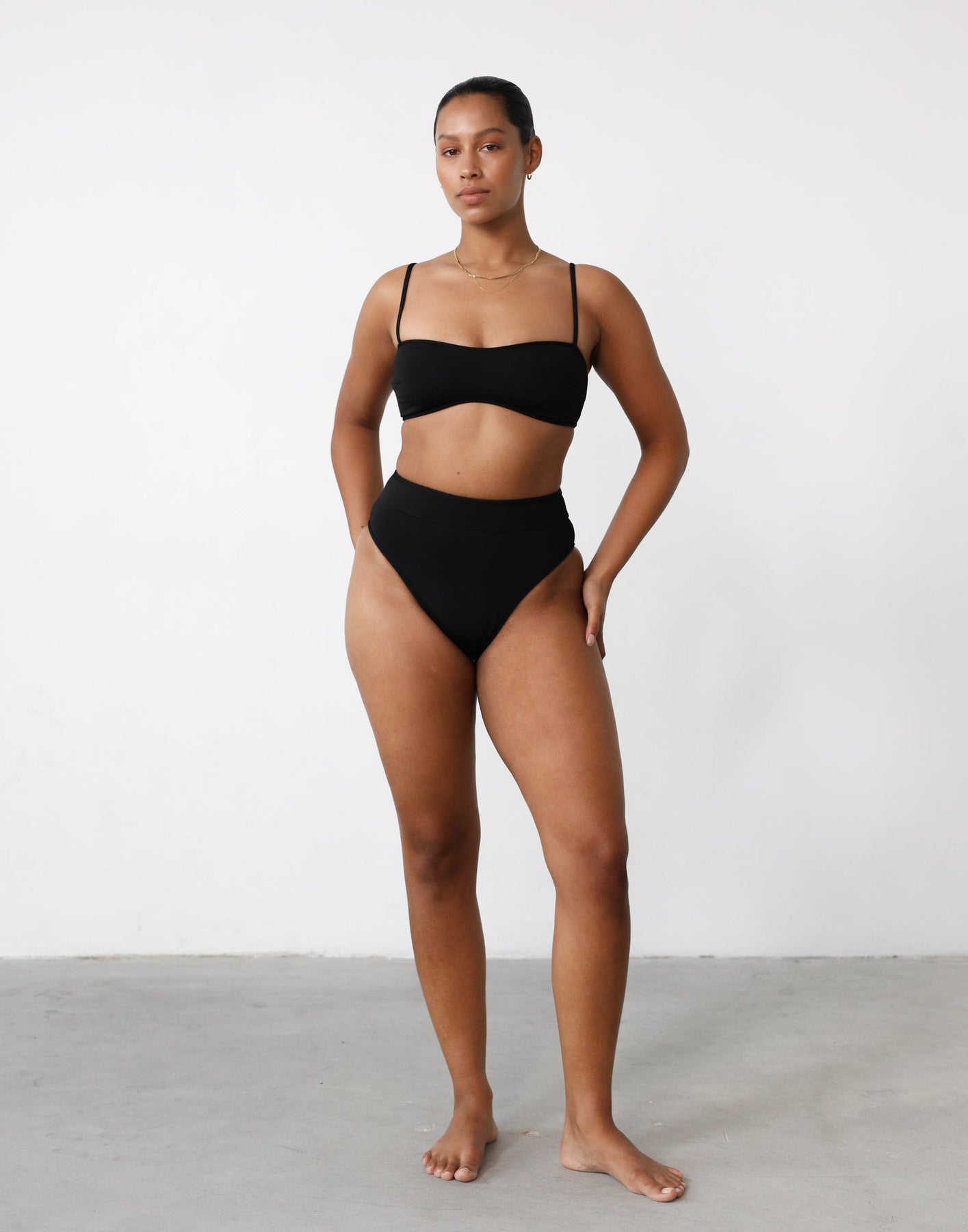Collective Swimwear - On Board Bikini Bottoms (Black/White)
                Add to wishlist fourth image