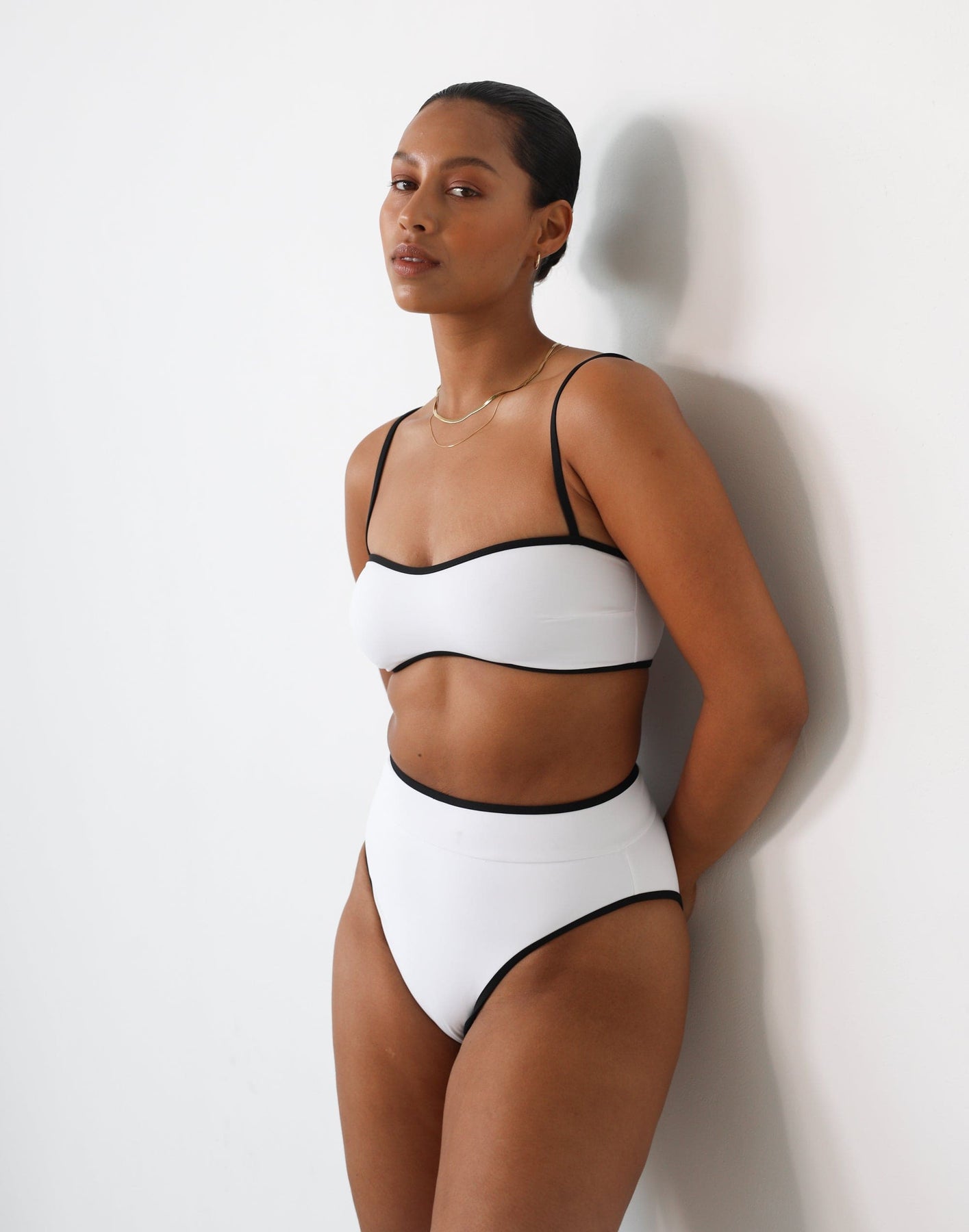 Collective Swimwear - On Board Bikini Bottoms (Black/White)
                Add to wishlist third image