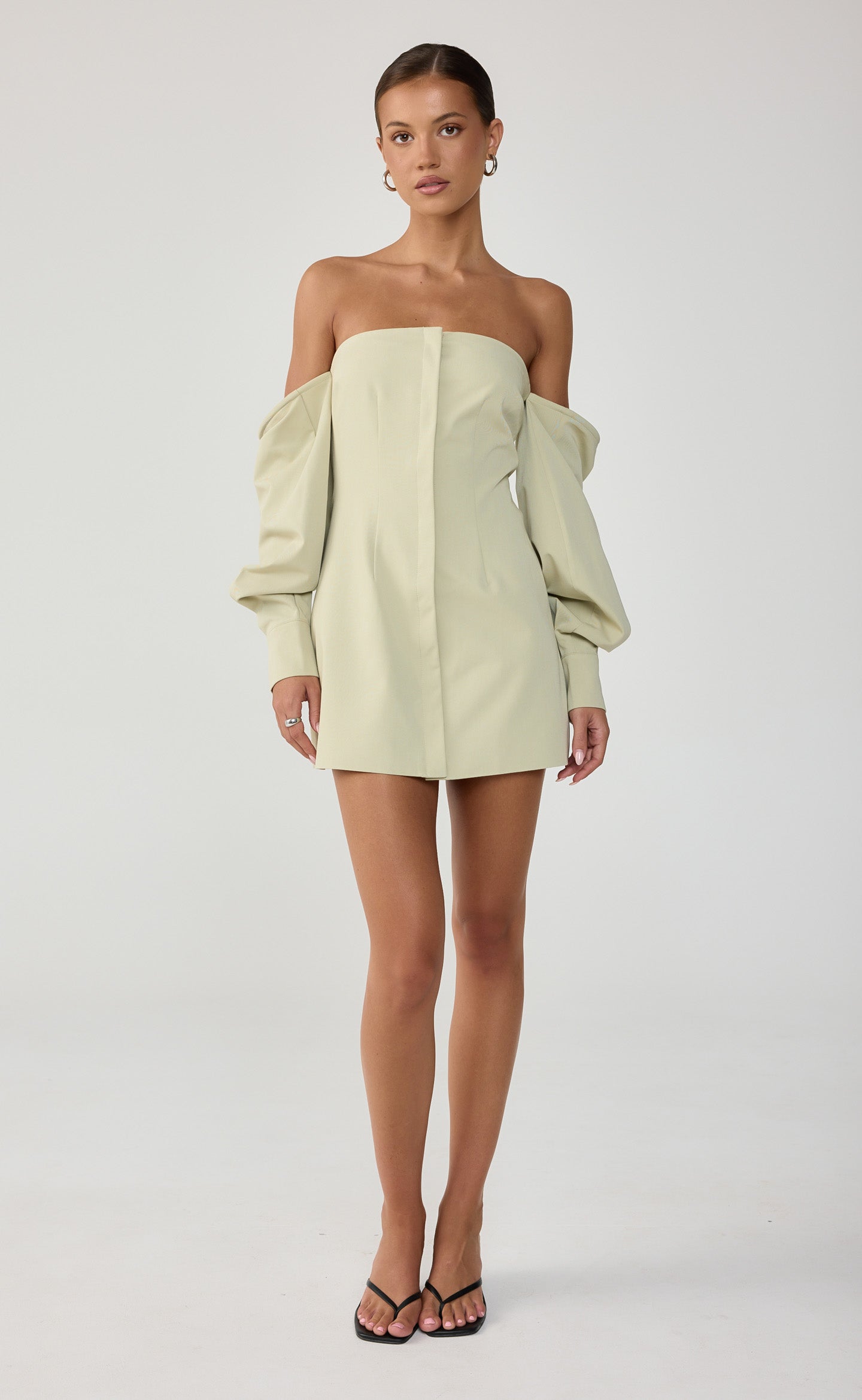 raelynn mini dress Raelynn Mini Dress (Sage) – CHARCOAL
