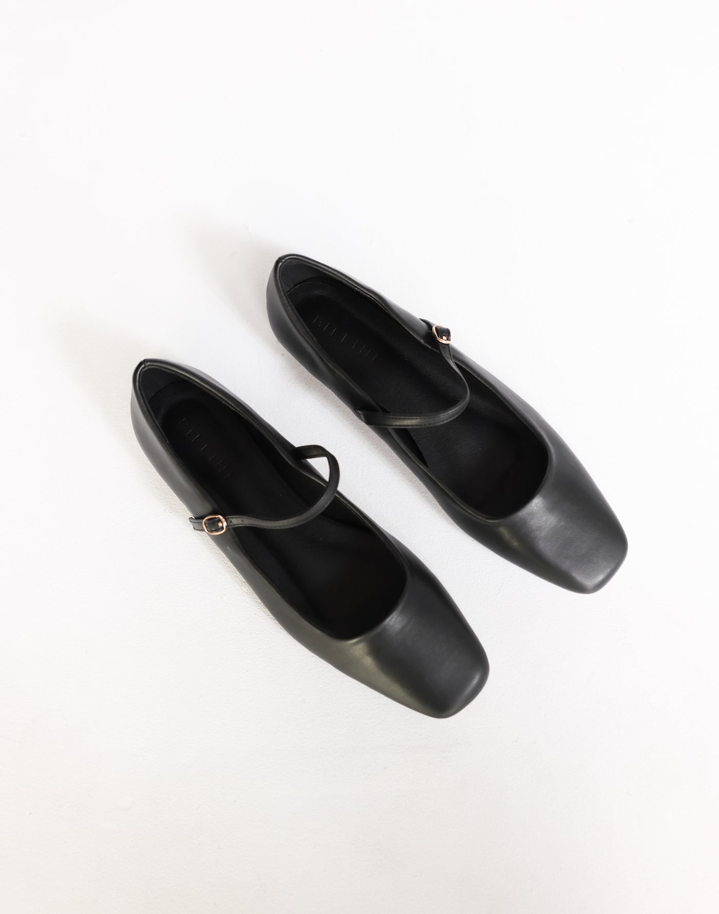 Fion Ballet Flat (Black) - By Billini - Singular Upper Strap Detail Ballet Flat - Women's Shoes - Charcoal Clothing