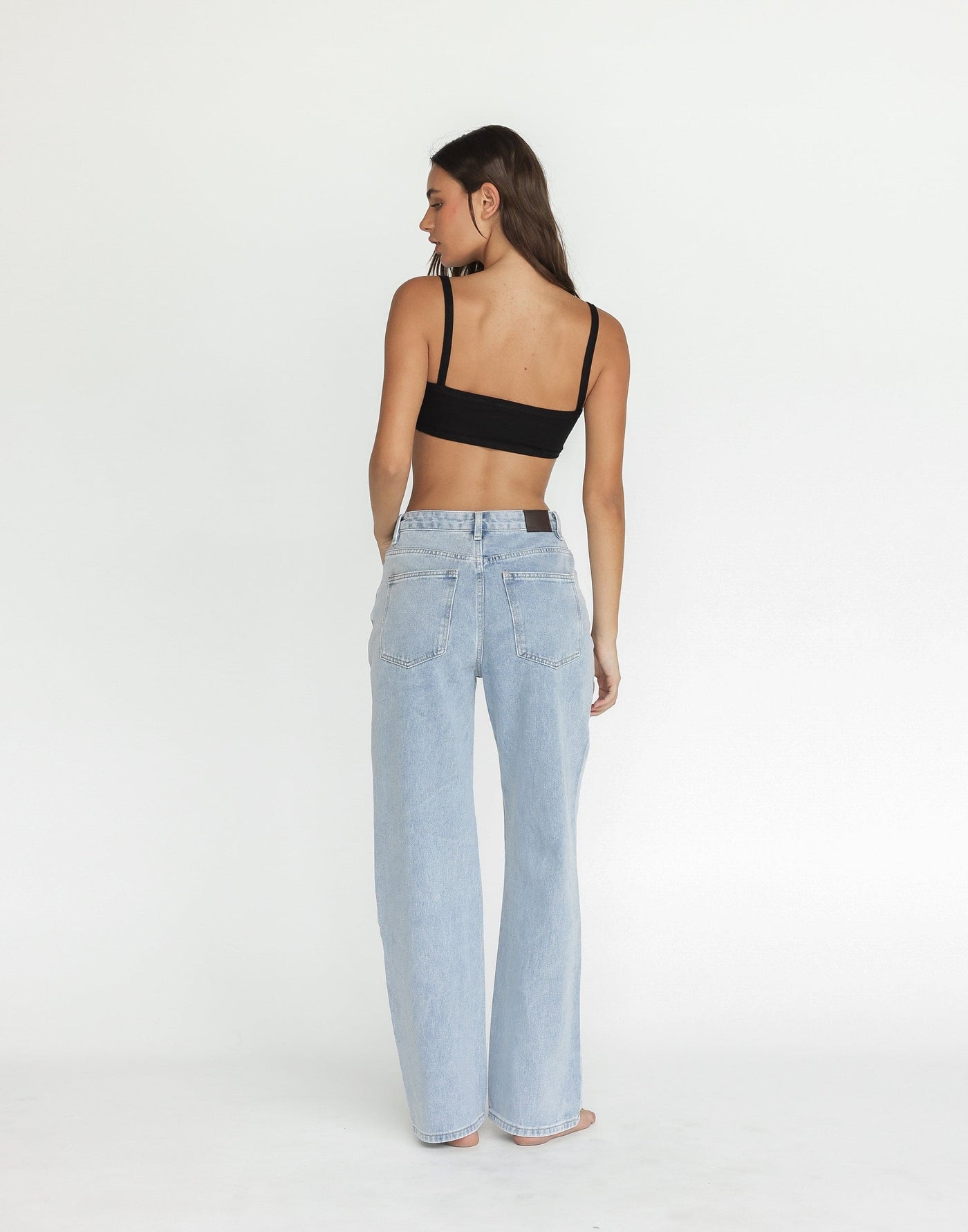 Cole Jeans (Light Vintage) CHARCOAL Exclusive High Waisted Mom