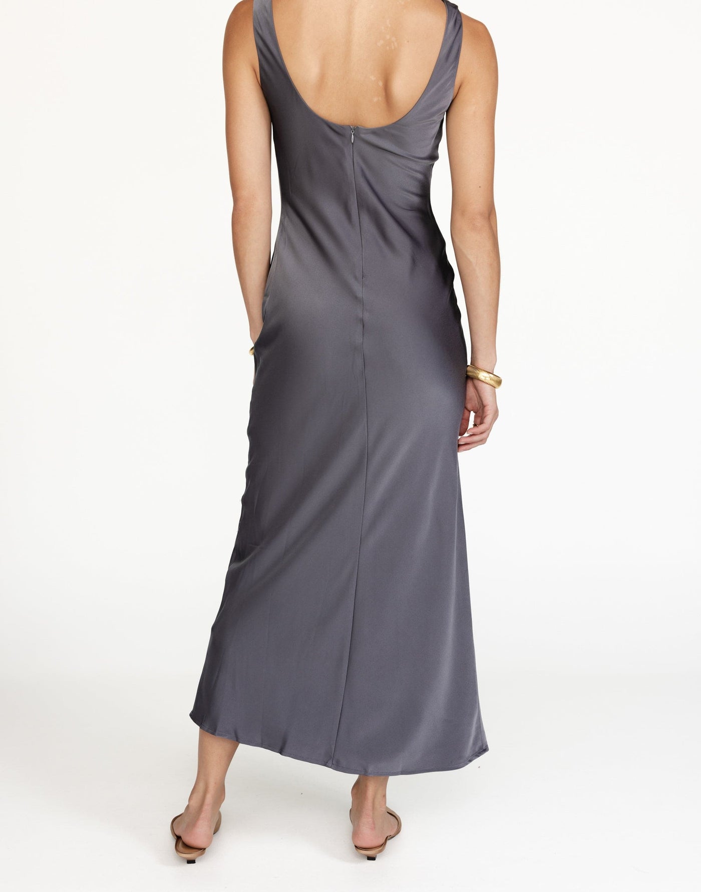 CamillIo Maxi Dress (Slate) | Charcoal Clothing Exclusive - - Women's Dress - Charcoal Clothing