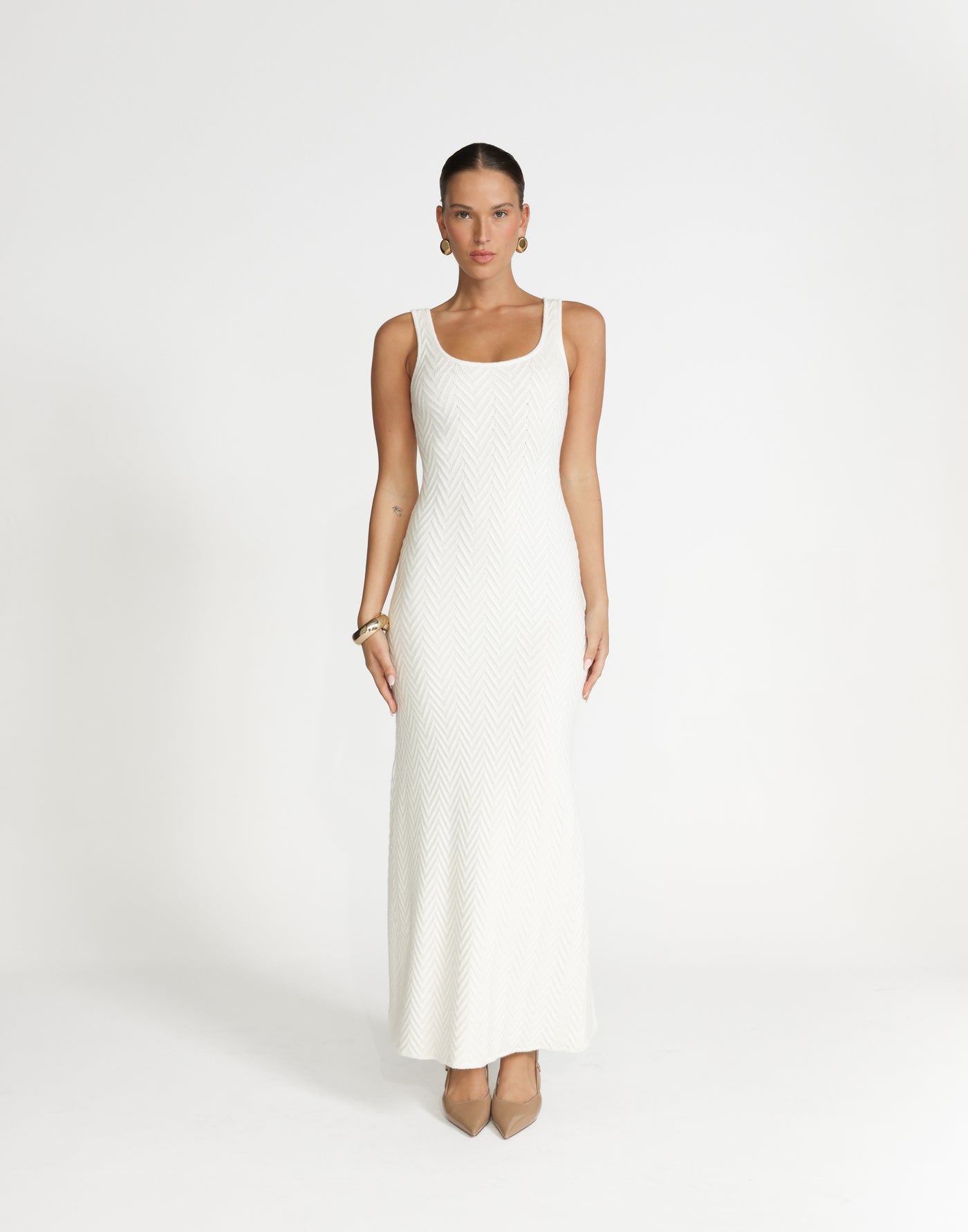 Jacqueline Maxi Dress (Off White) | CHARCOAL Exclusive - - Women's Dress - Charcoal Clothing