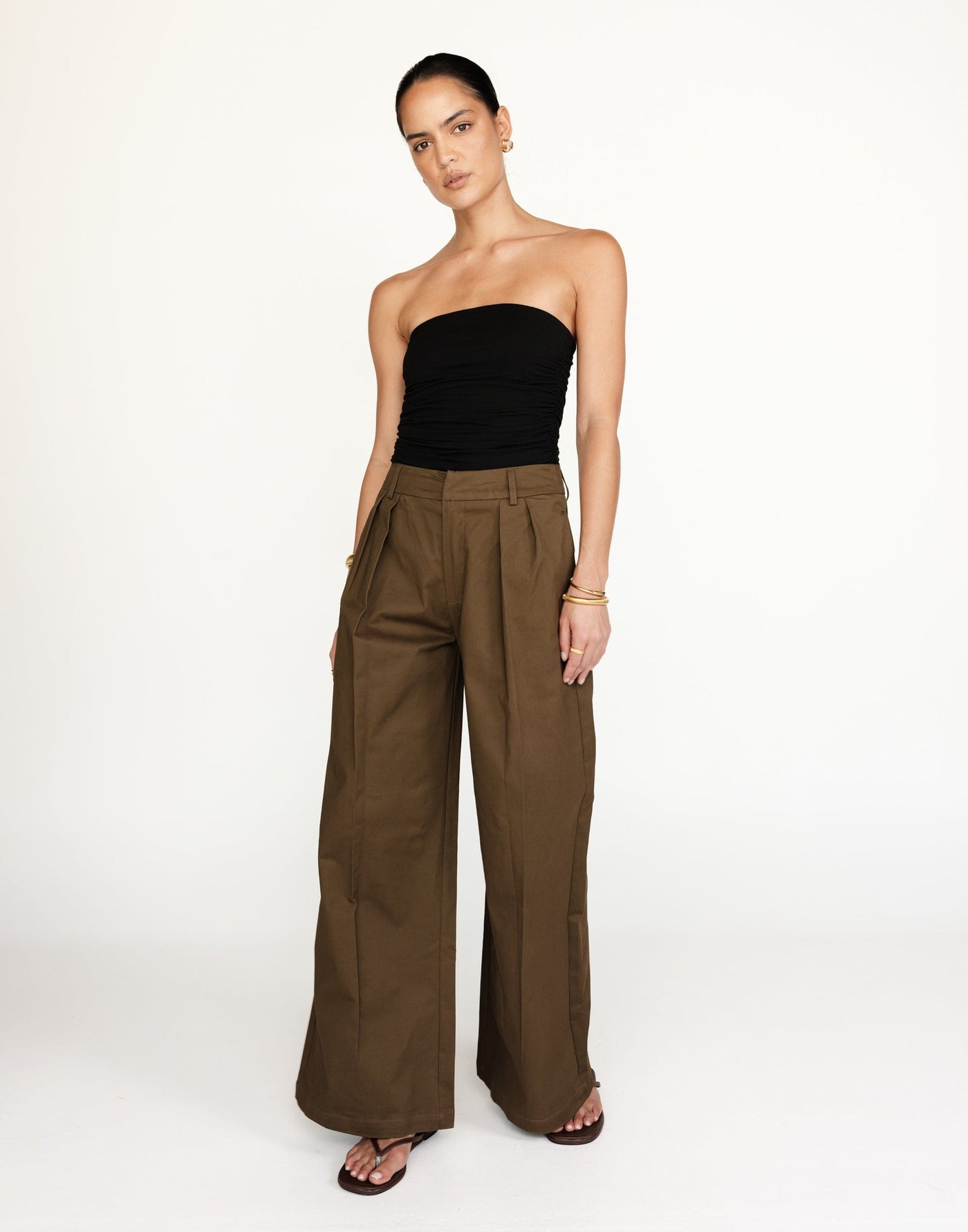 Joelle Pants (Oak) | Charcoal Clothing Exclusive - - Women's Pants - Charcoal Clothing