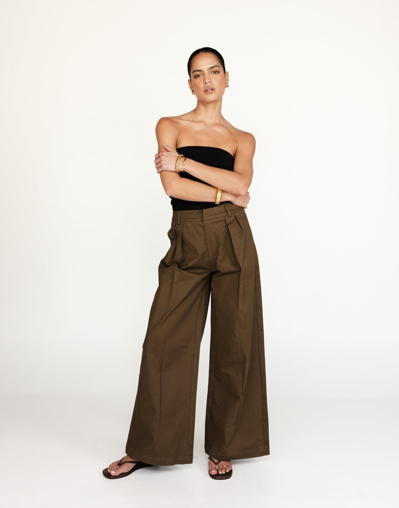 Joelle Pants (Oak) | Charcoal Clothing Exclusive - - Women's Pants - Charcoal Clothing