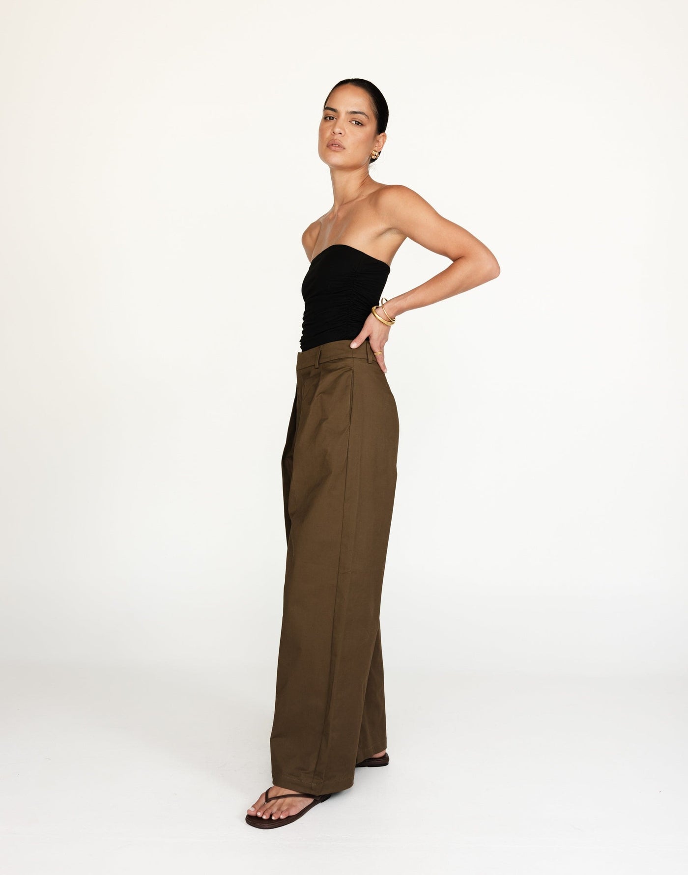 Joelle Pants (Oak) | Charcoal Clothing Exclusive - - Women's Pants - Charcoal Clothing