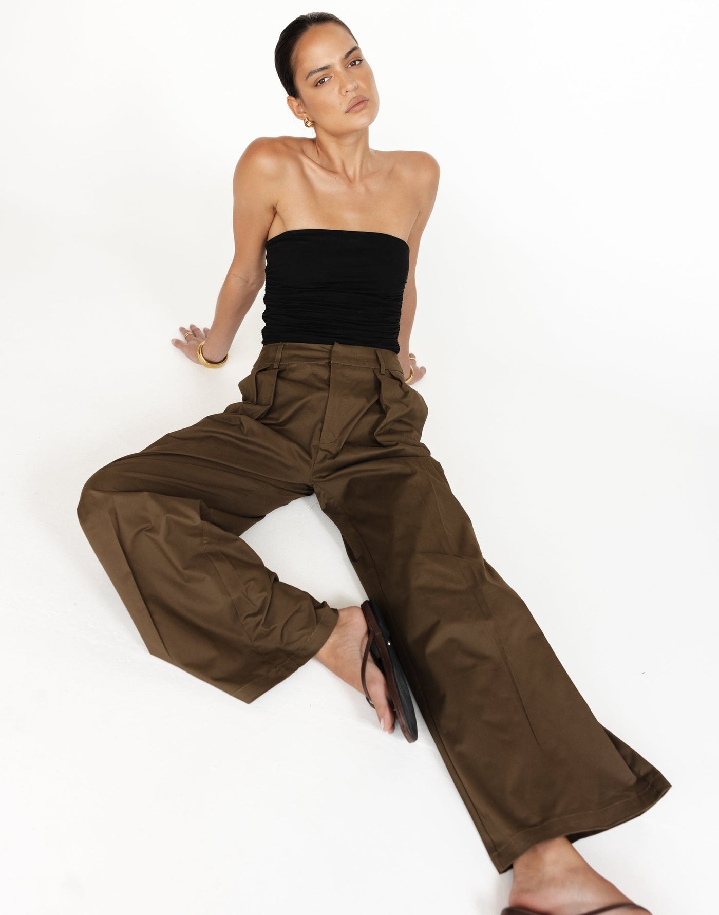 Joelle Pants (Oak) | Charcoal Clothing Exclusive - - Women's Pants - Charcoal Clothing