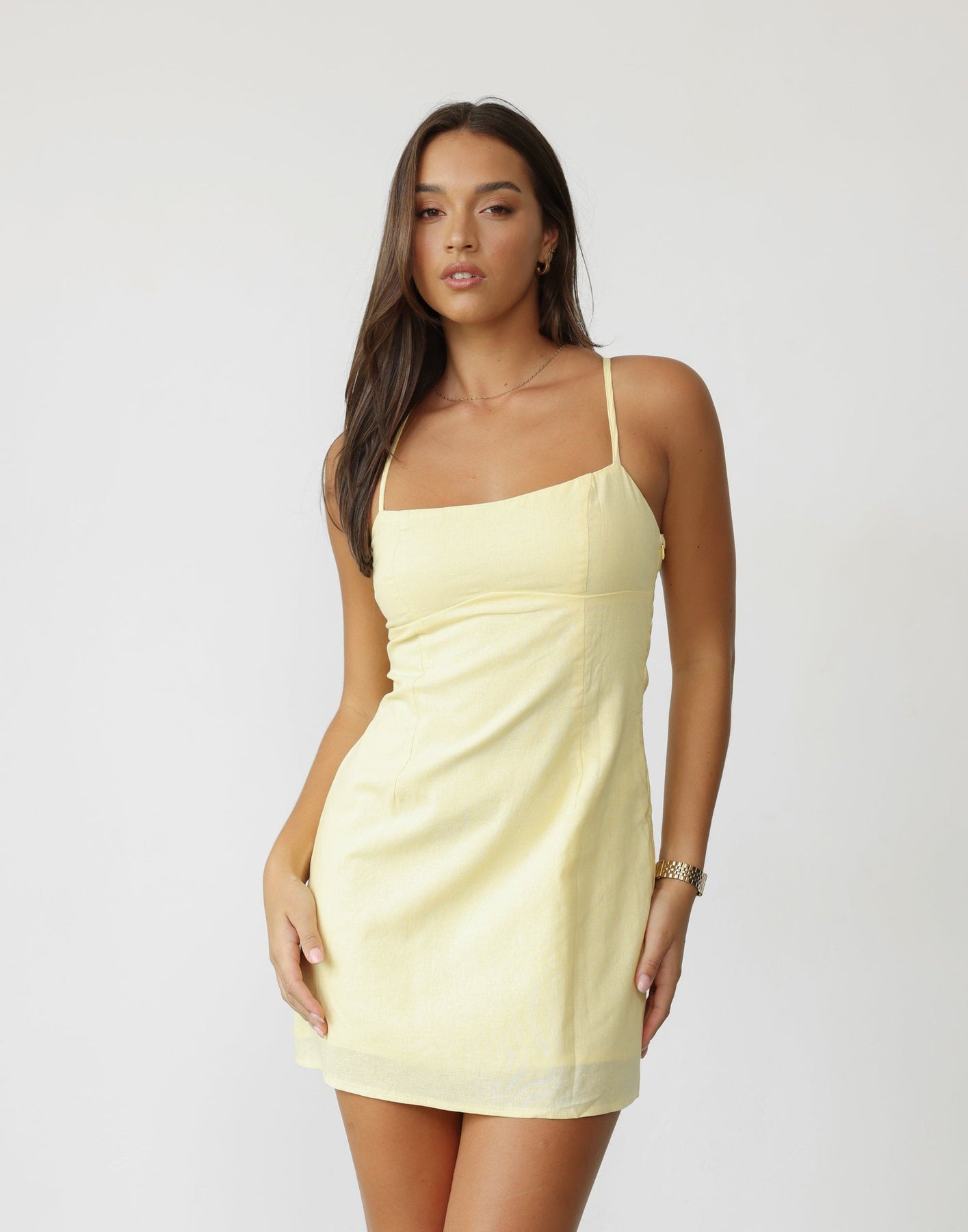 Collective Dress - Jayde Mini Dress (Citrus)
                Add to wishlist fourth image