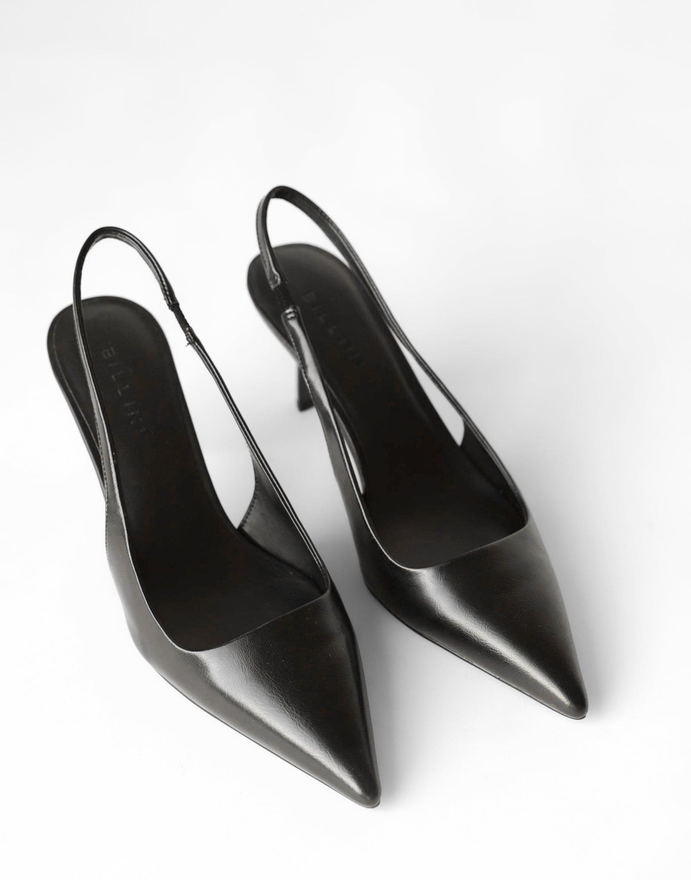 Idana Heels (Black) - By Billini - Pointed Toe Slingback High Heels ...