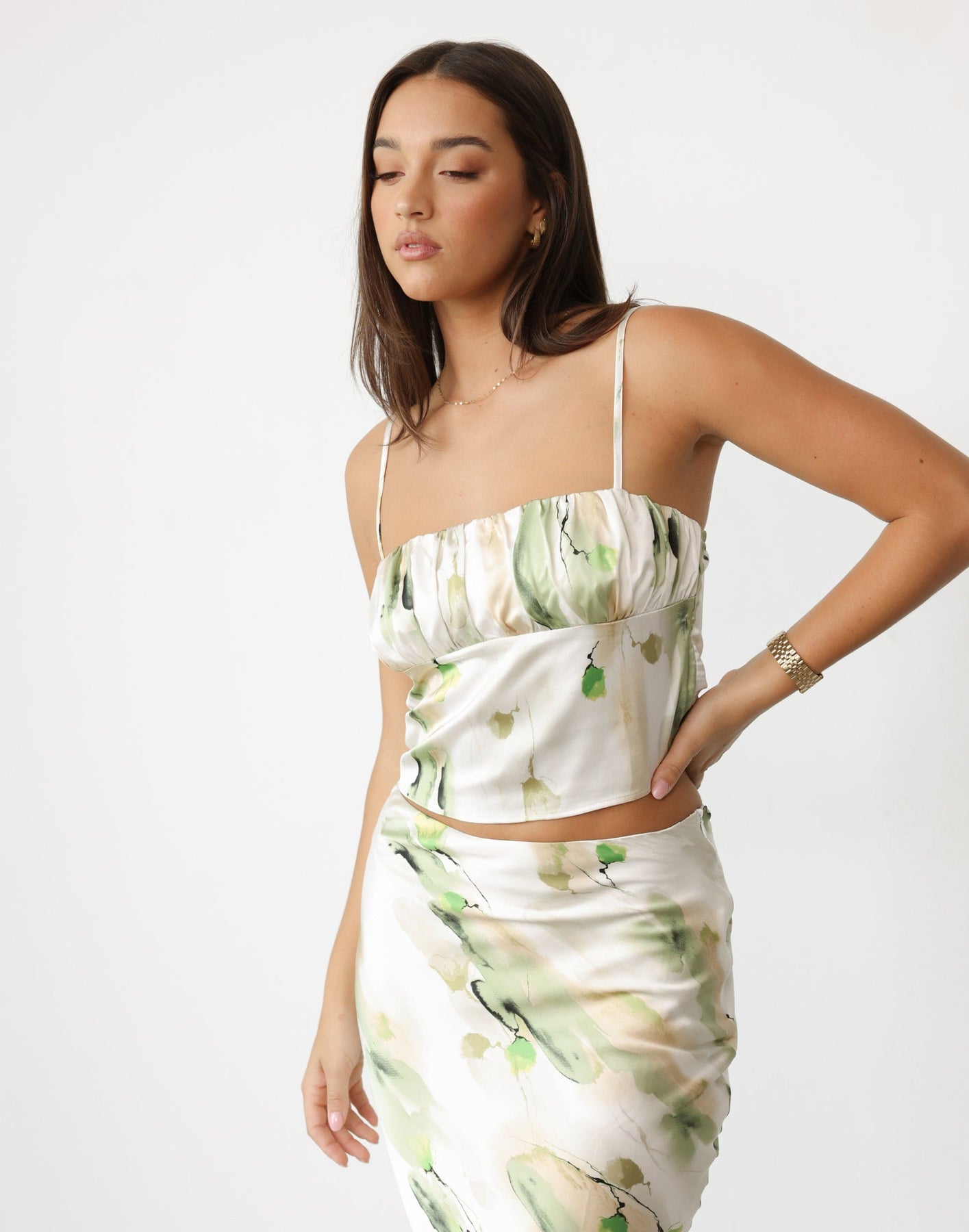 Collective Tops - Adoette Cami Top (Water Lily)
                Add to wishlist secondary image