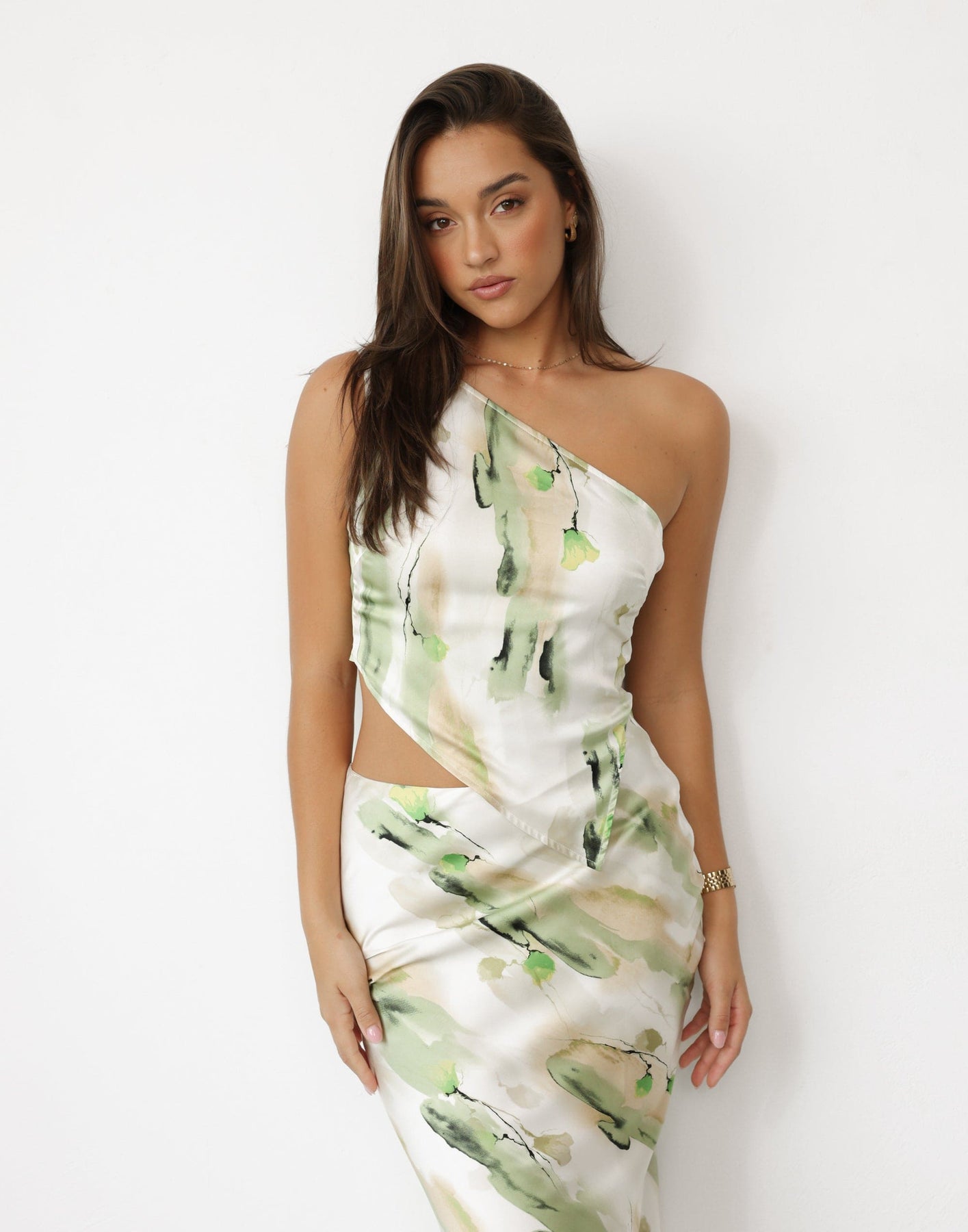 Collective Tops - Adoette One Shoulder Top (Water Lily)
                Add to wishlist third image