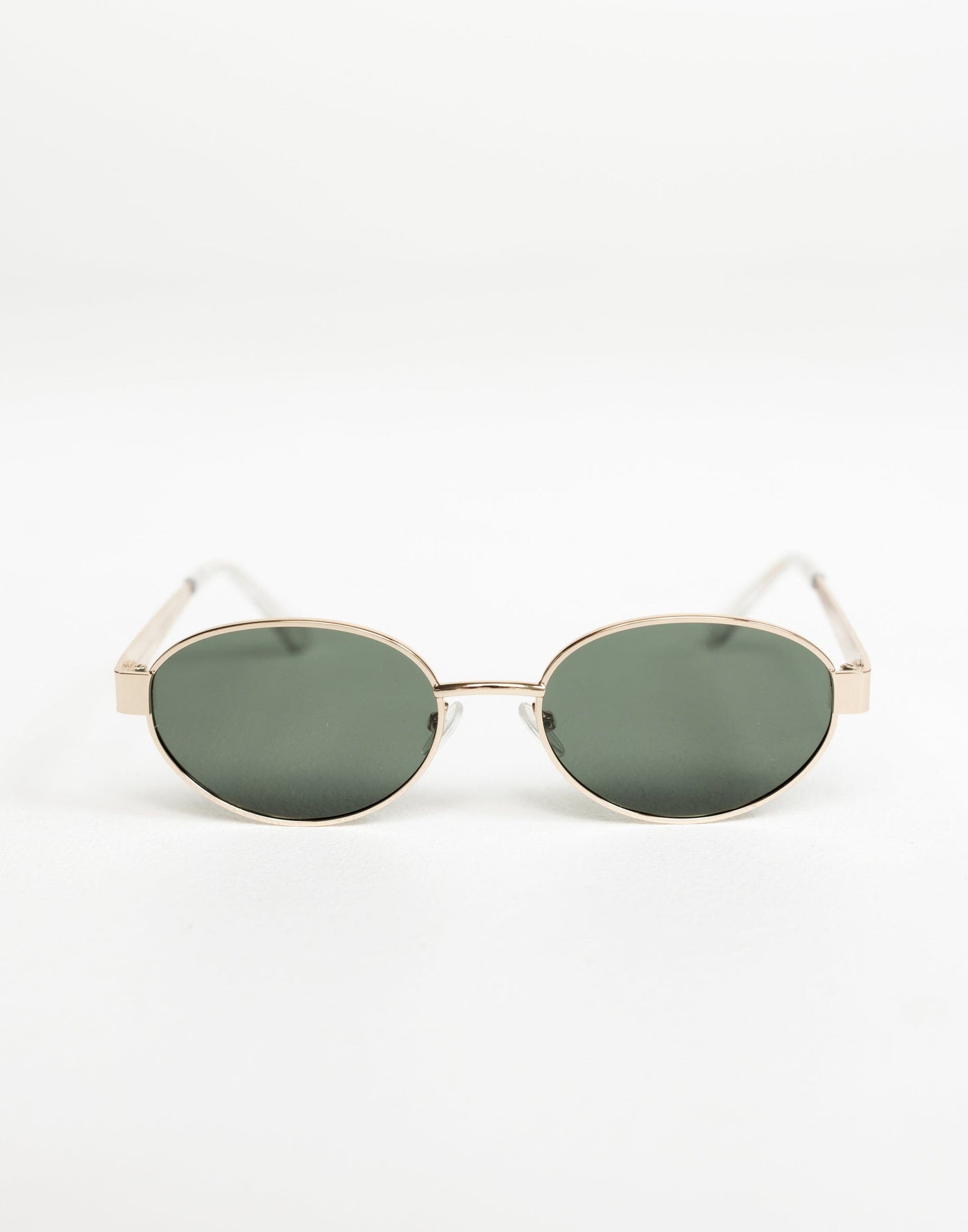 The Evangelista Sunglasses (Green/Gold) - By Banb - Rounded Frame Sunglasses - Women's Accessories - Charcoal Clothing