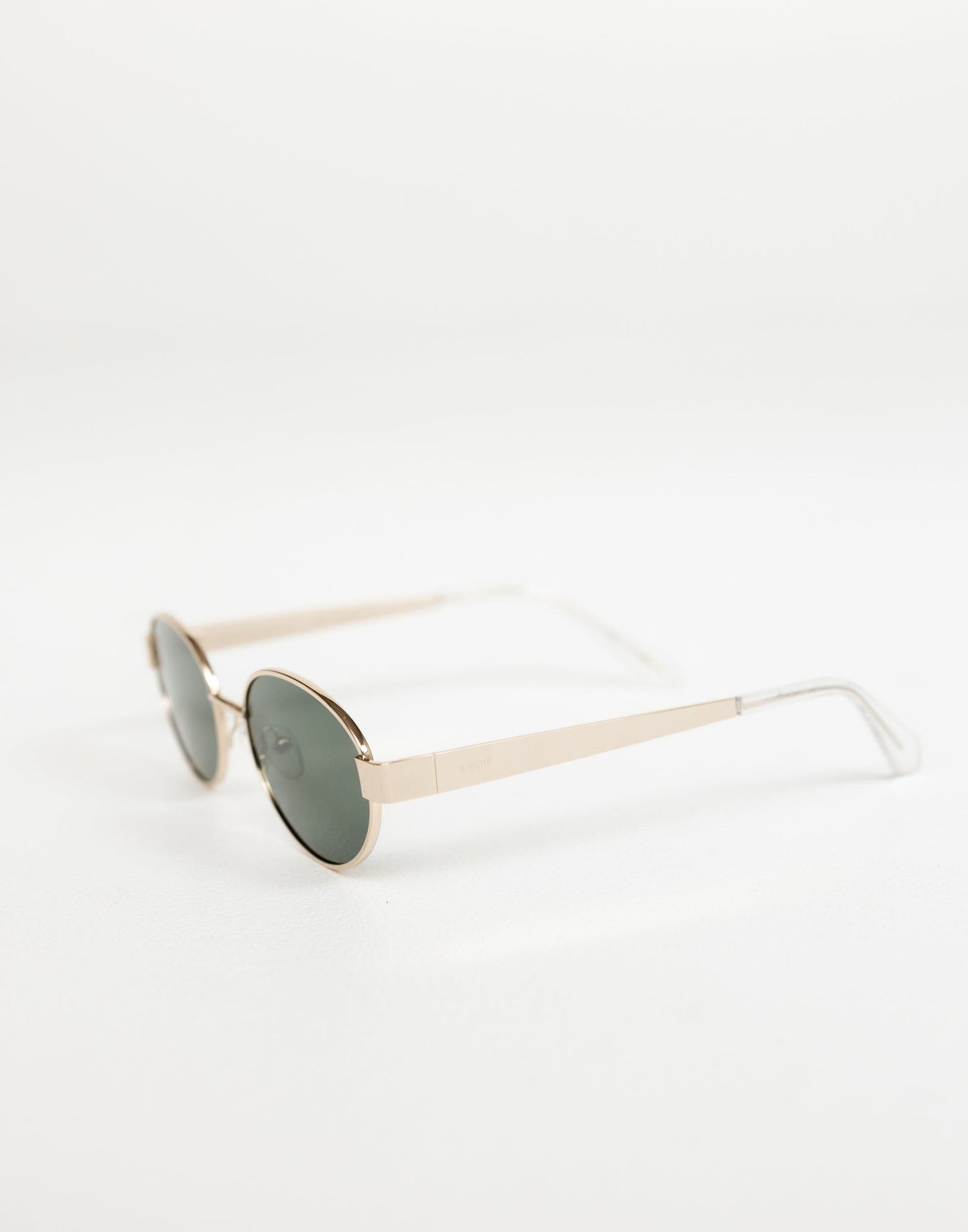 The Evangelista Sunglasses (Green/Gold) - By Banb - Rounded Frame Sunglasses - Women's Accessories - Charcoal Clothing