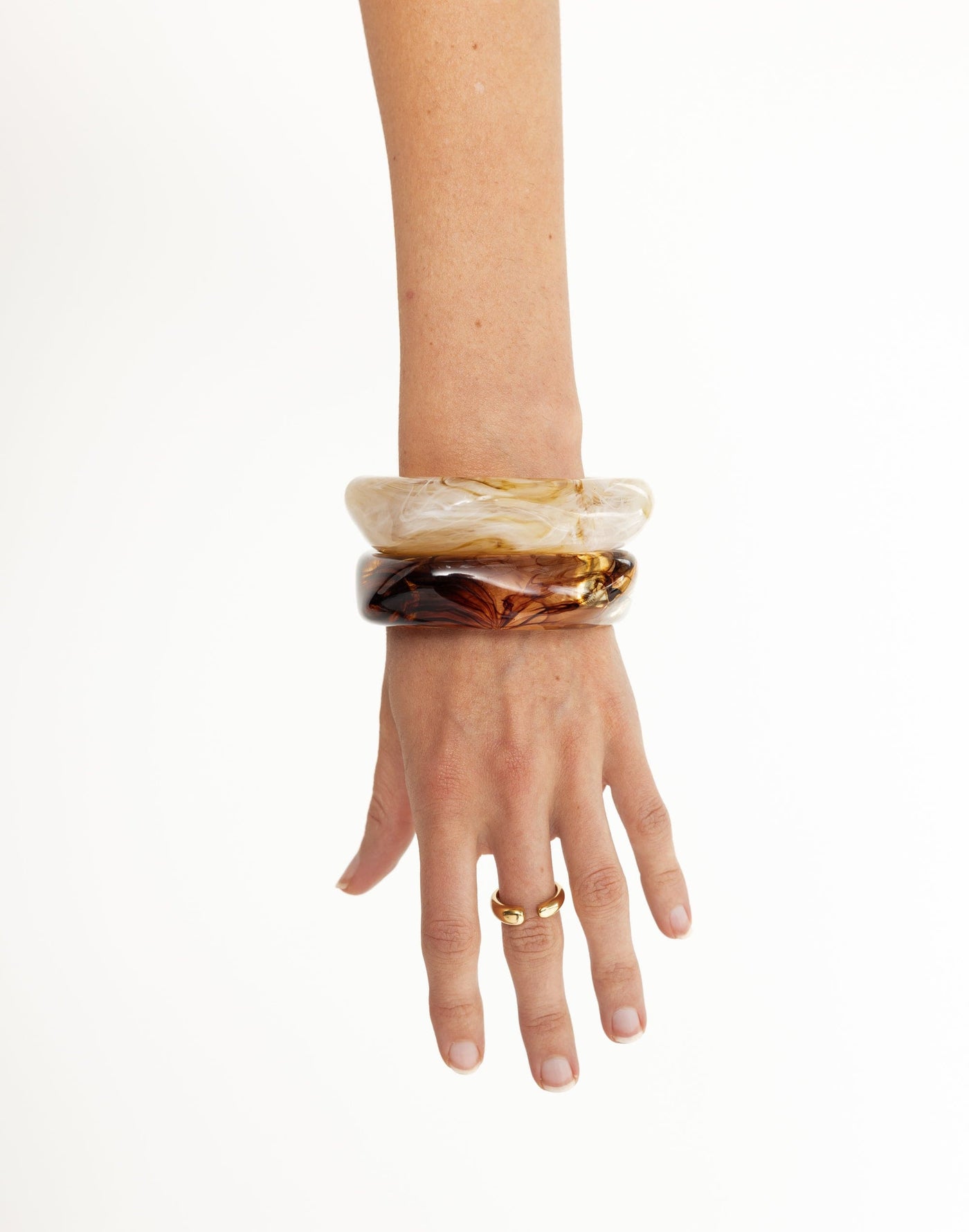 Tamiya Bracelet (Custard Swirl) - - Women's Accessories - Charcoal Clothing