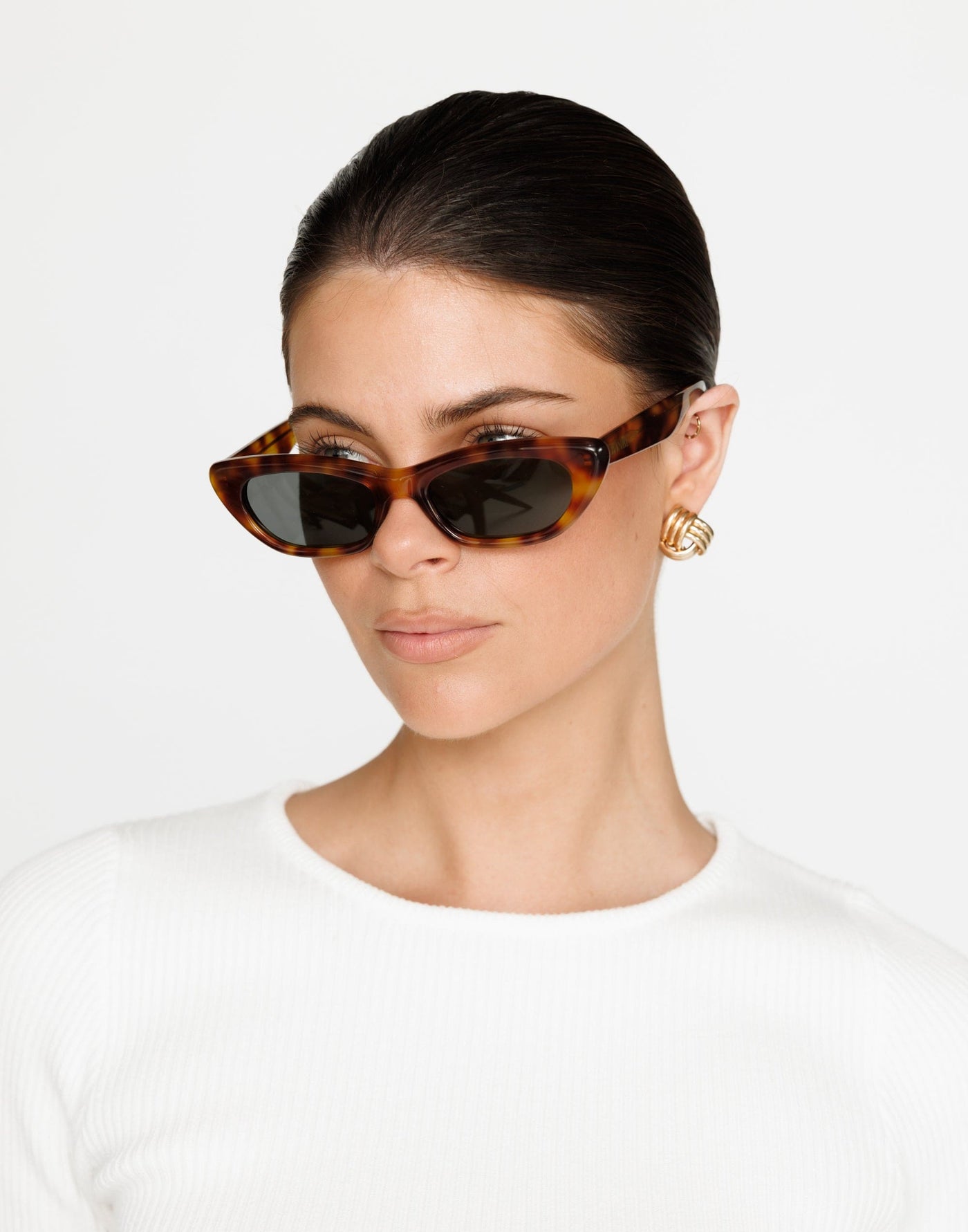 The Caroline Sunglasses (Hazel Tort) - By Banb - - Women's Accessories - Charcoal Clothing