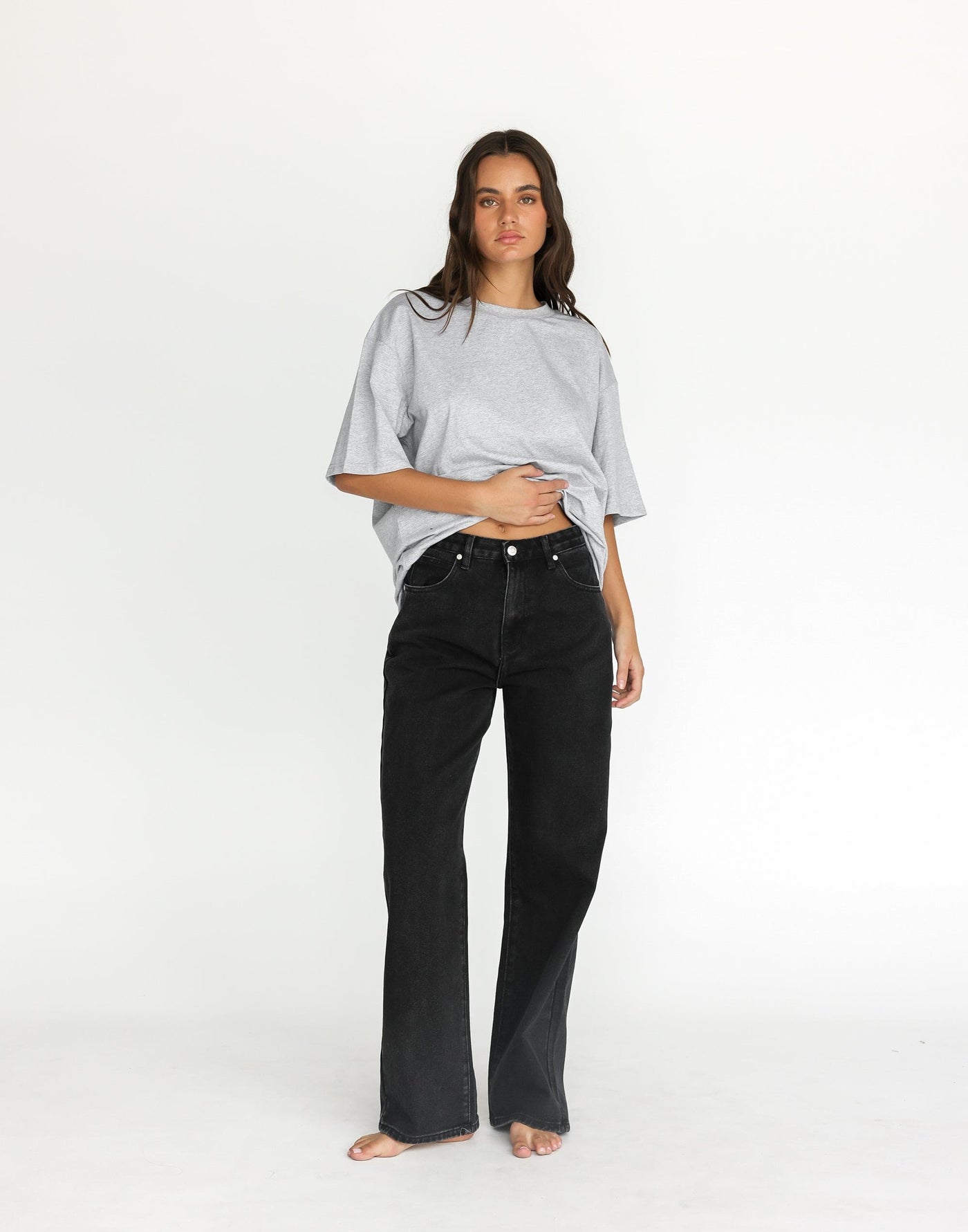 Cole Jeans (Vintage Black) | CHARCOAL Exclusive - High Waisted Mom Style Jean - Women's Pants - Charcoal Clothing