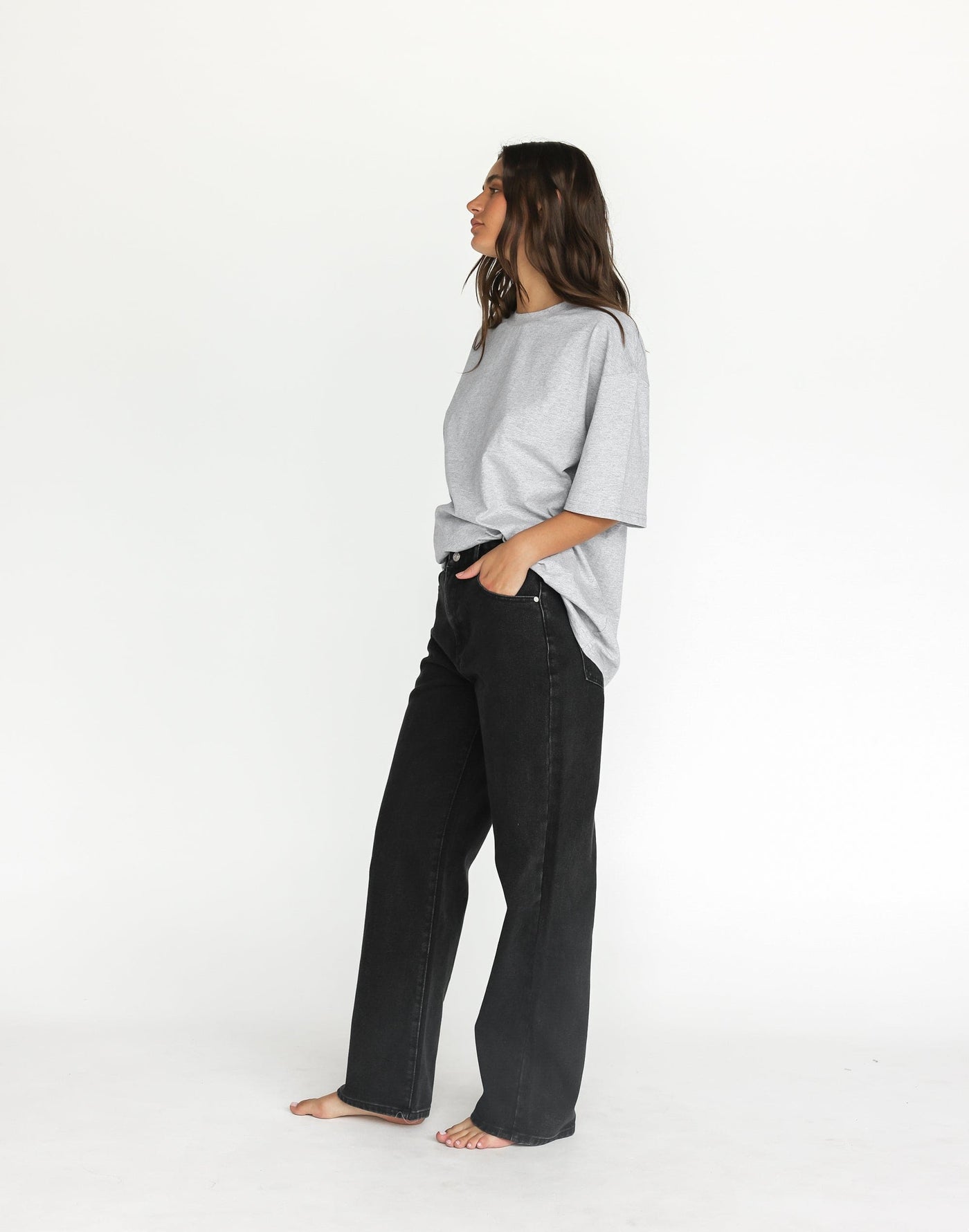 Cole Jeans (Vintage Black) | CHARCOAL Exclusive - High Waisted Mom Style Jean - Women's Pants - Charcoal Clothing