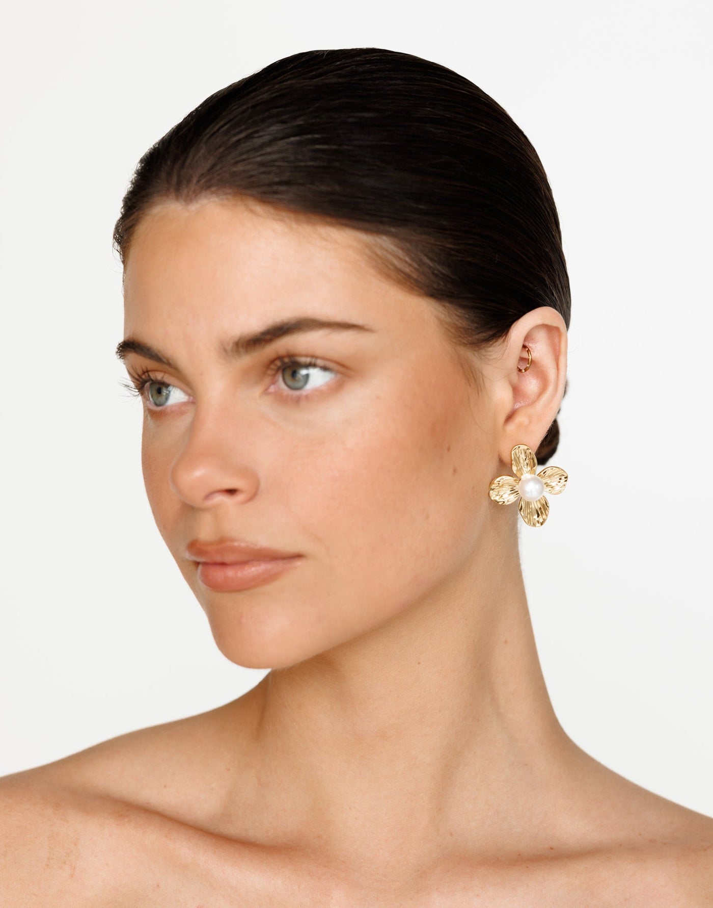 Tia Earrings (Gold) - - Women's Accessories - Charcoal Clothing