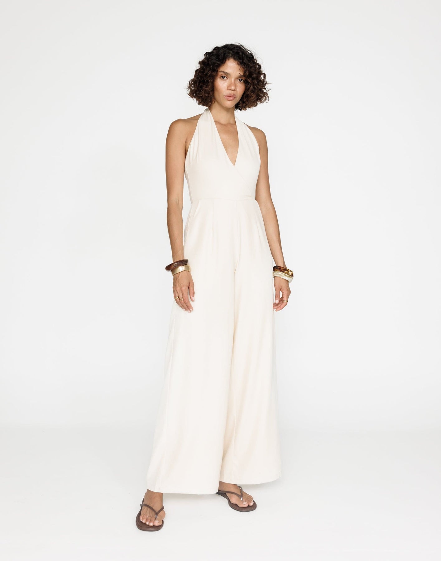 Collective Dress - Britt Jumpsuit (Oat)
                Add to wishlist secondary image