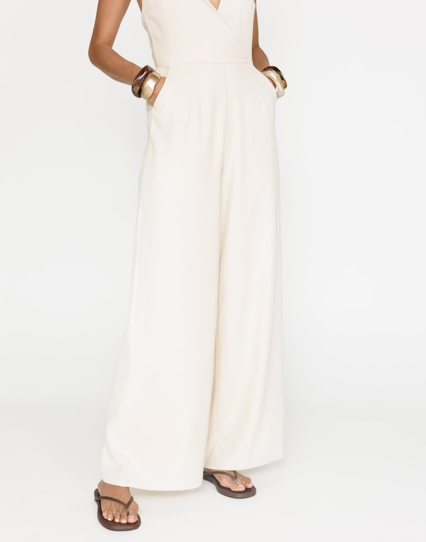 Collective Dress - Britt Jumpsuit (Oat)
                Add to wishlist fourth image