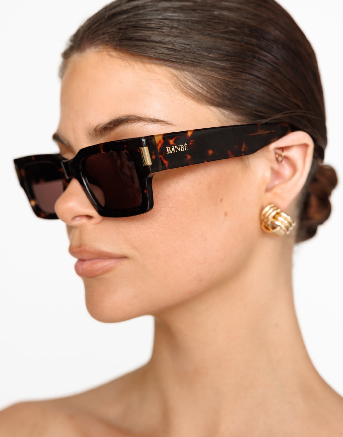 The Sara Sunglasses (Amber Tort) - By Banb - - Women's Accessories - Charcoal Clothing