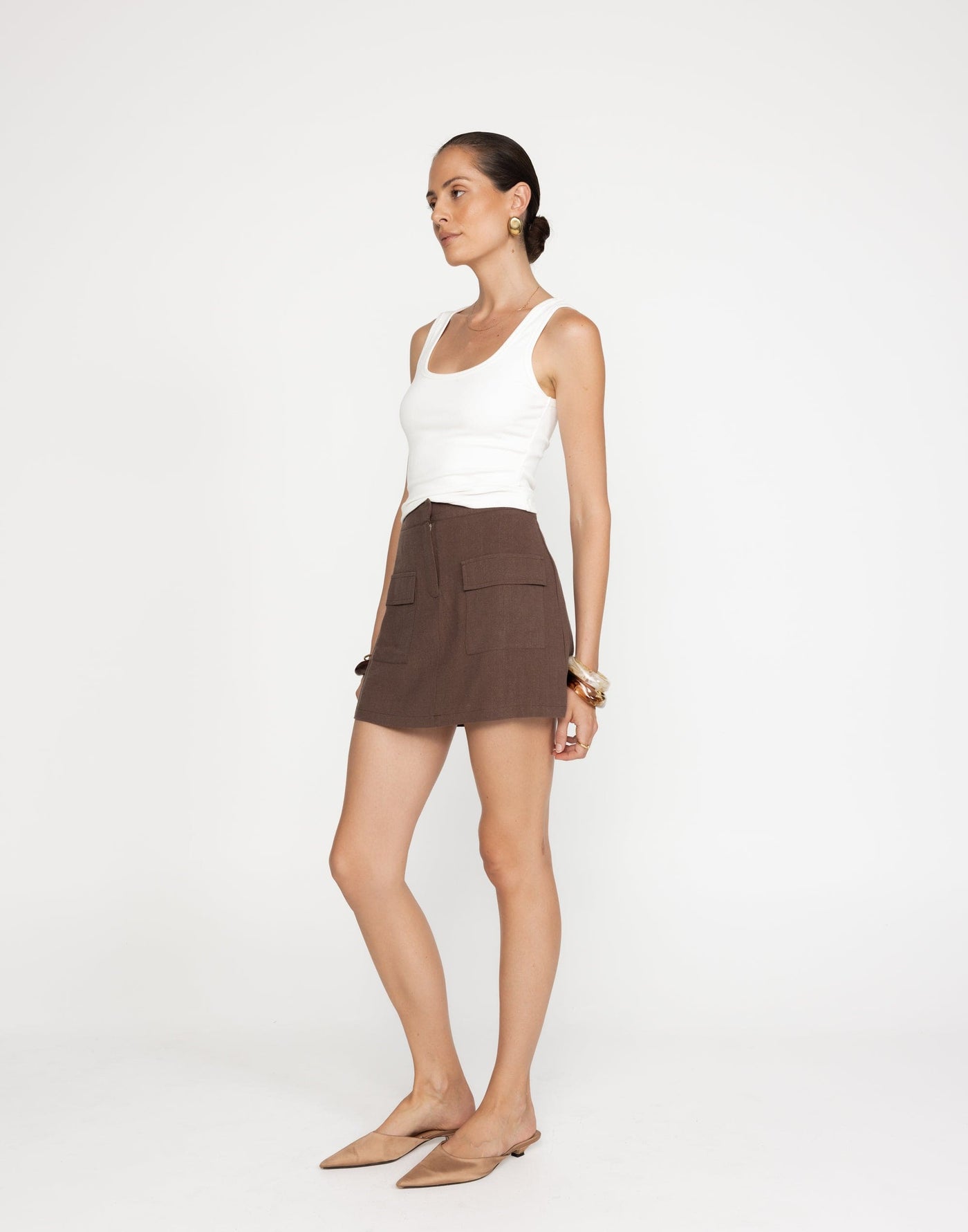  - Women's Skirts - Charcoal Clothing