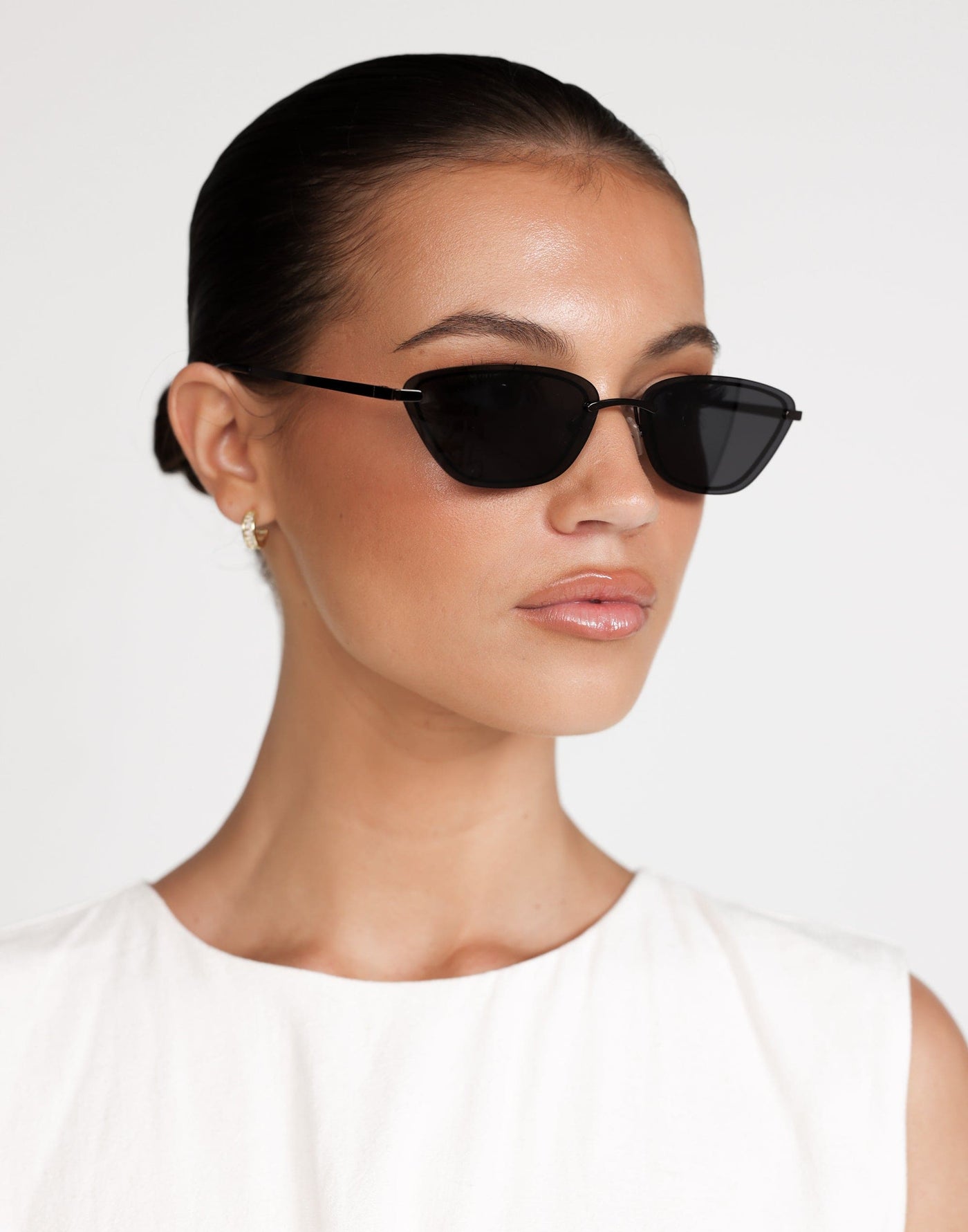 The Chandra Sunglasses (Dark Chocolate Onyx) - By Banbé - - Women's Accessories - Charcoal Clothing