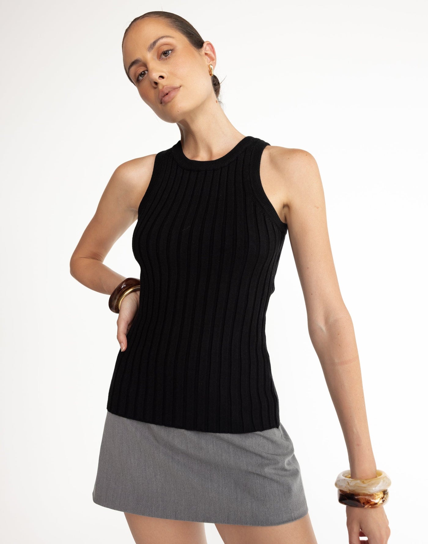  - Women's Top - Charcoal Clothing