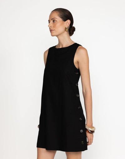  - Women's Dress - Charcoal Clothing