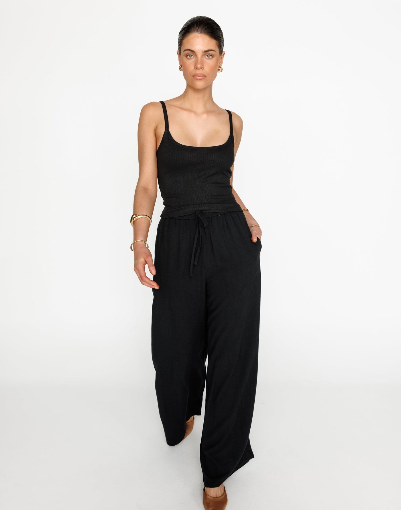 Showdown Pants (Black) | CHARCOAL Exclusive - - Women's Pants - Charcoal Clothing