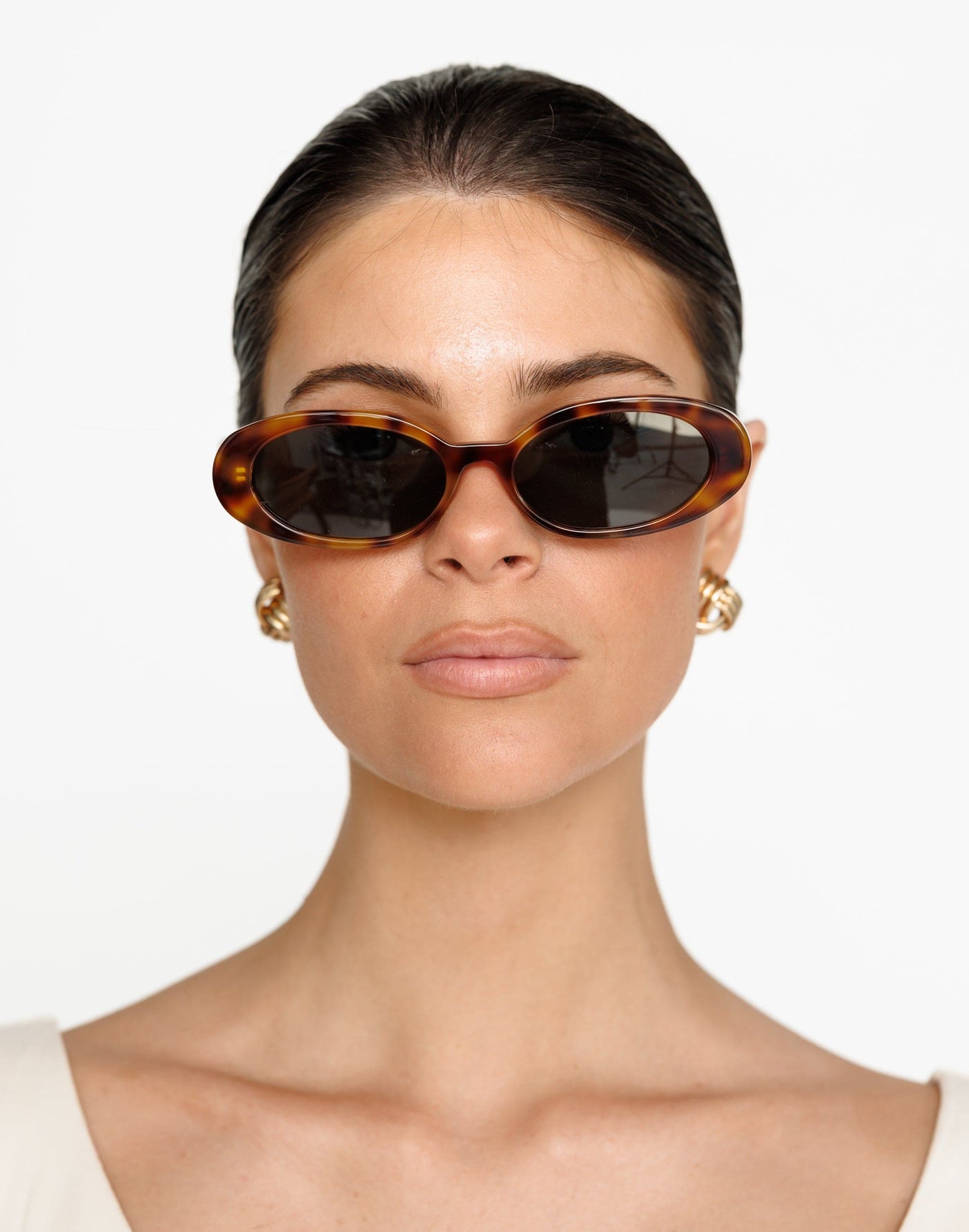 The Carter Sunglasses (Hazel Tort) - By Banb - - Women's Accessories - Charcoal Clothing