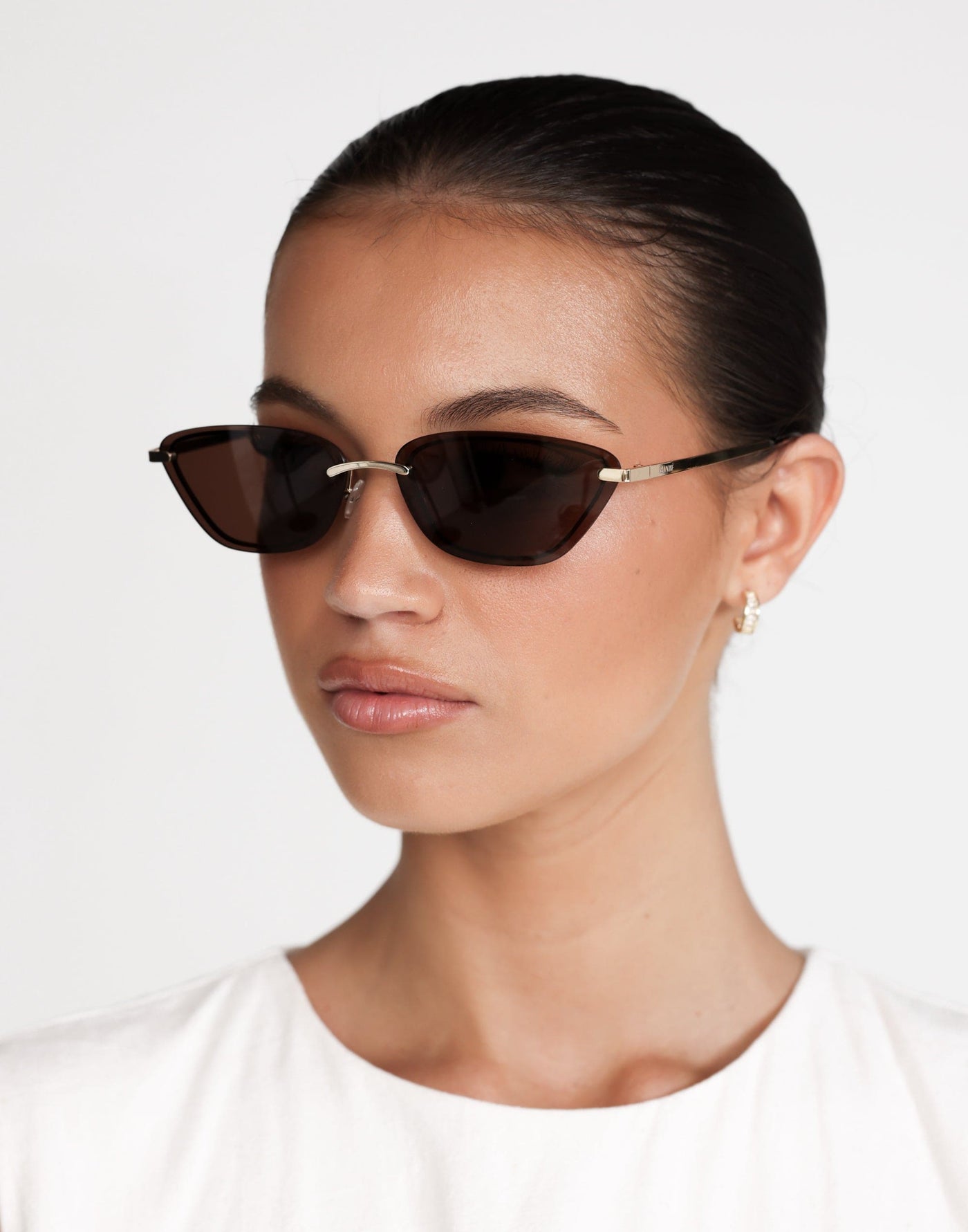 The Chandra Sunglasses (Light Gold Chocolate) - By Banb - - Women's Accessories - Charcoal Clothing