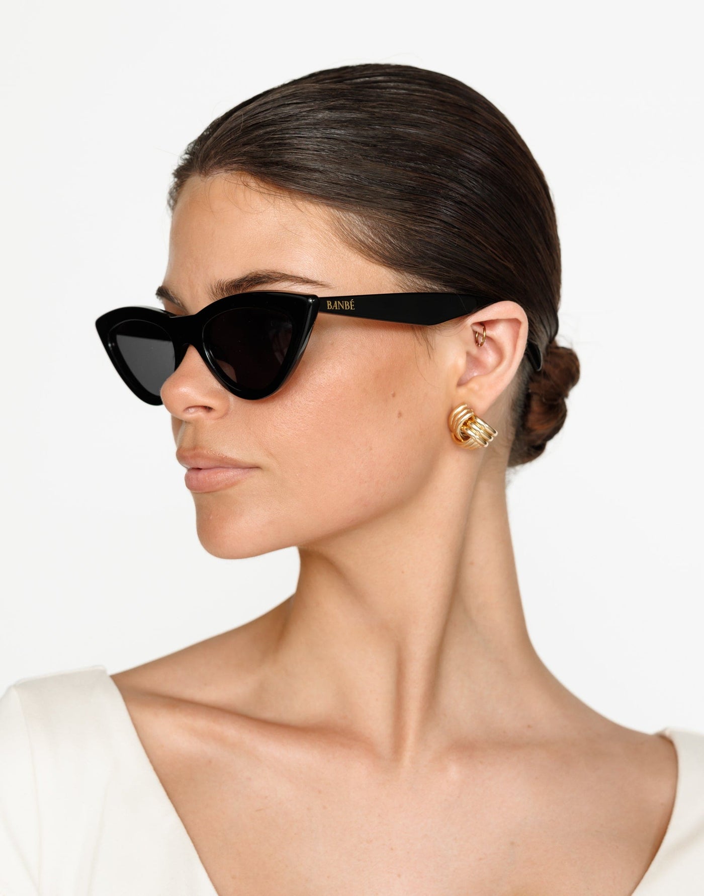 The Sara Sunglasses (Black) - By Banb - - Women's Accessories - Charcoal Clothing