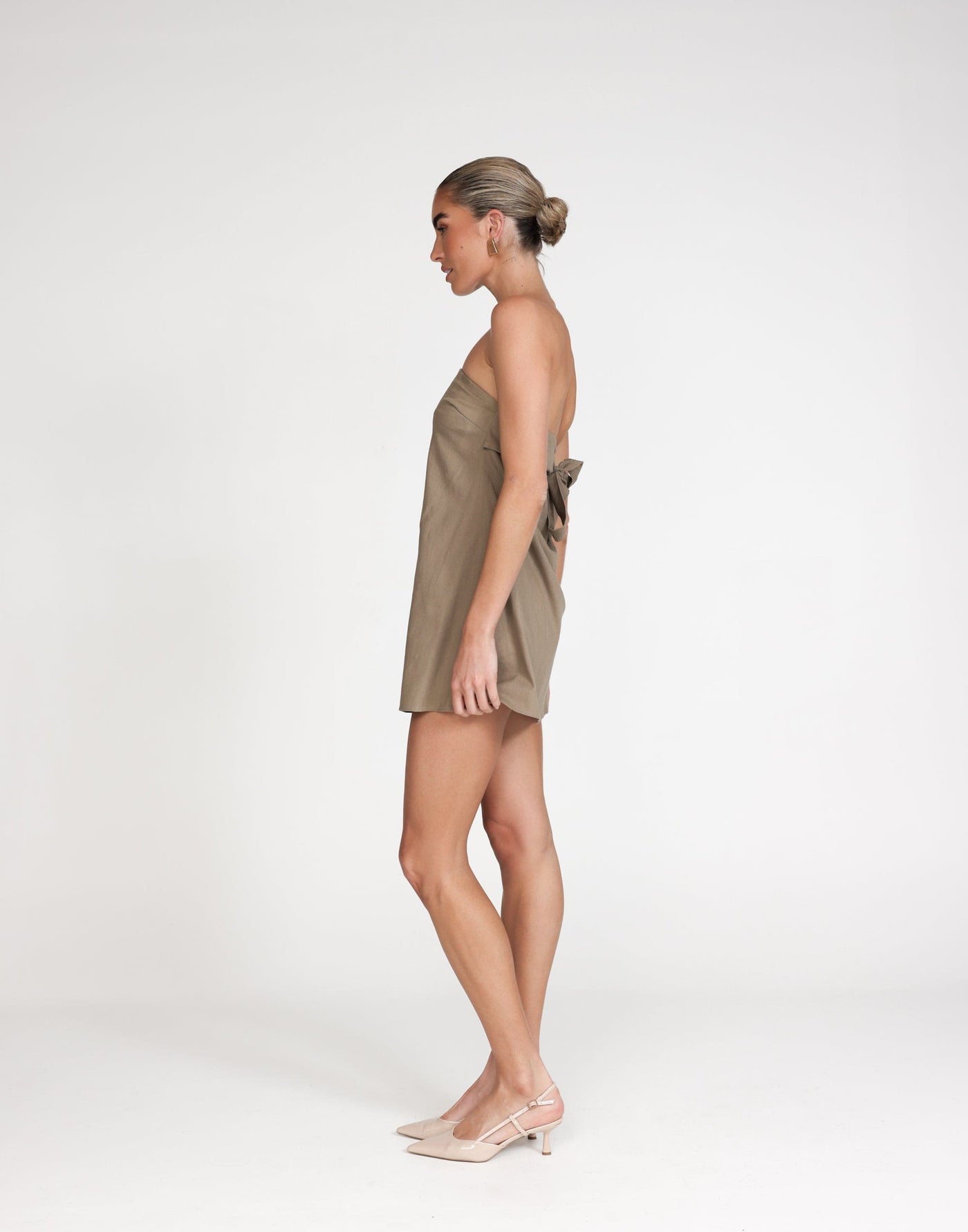 Hati Mini Dress (Mushroom) | CHARCOAL Exclusive - - Women's Dress - Charcoal Clothing