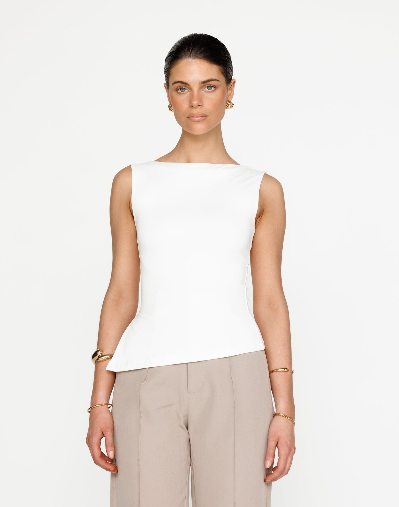 Amanda Top (White) | CHARCOAL Exclusive - - Women's Top - Charcoal Clothing