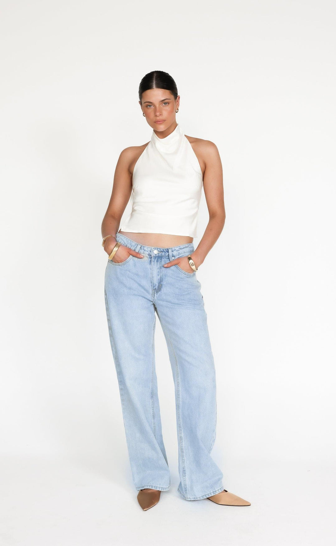 (*)様 CLARA SATIN TANK TOP アメリ CLARA SATIN TANK TOP