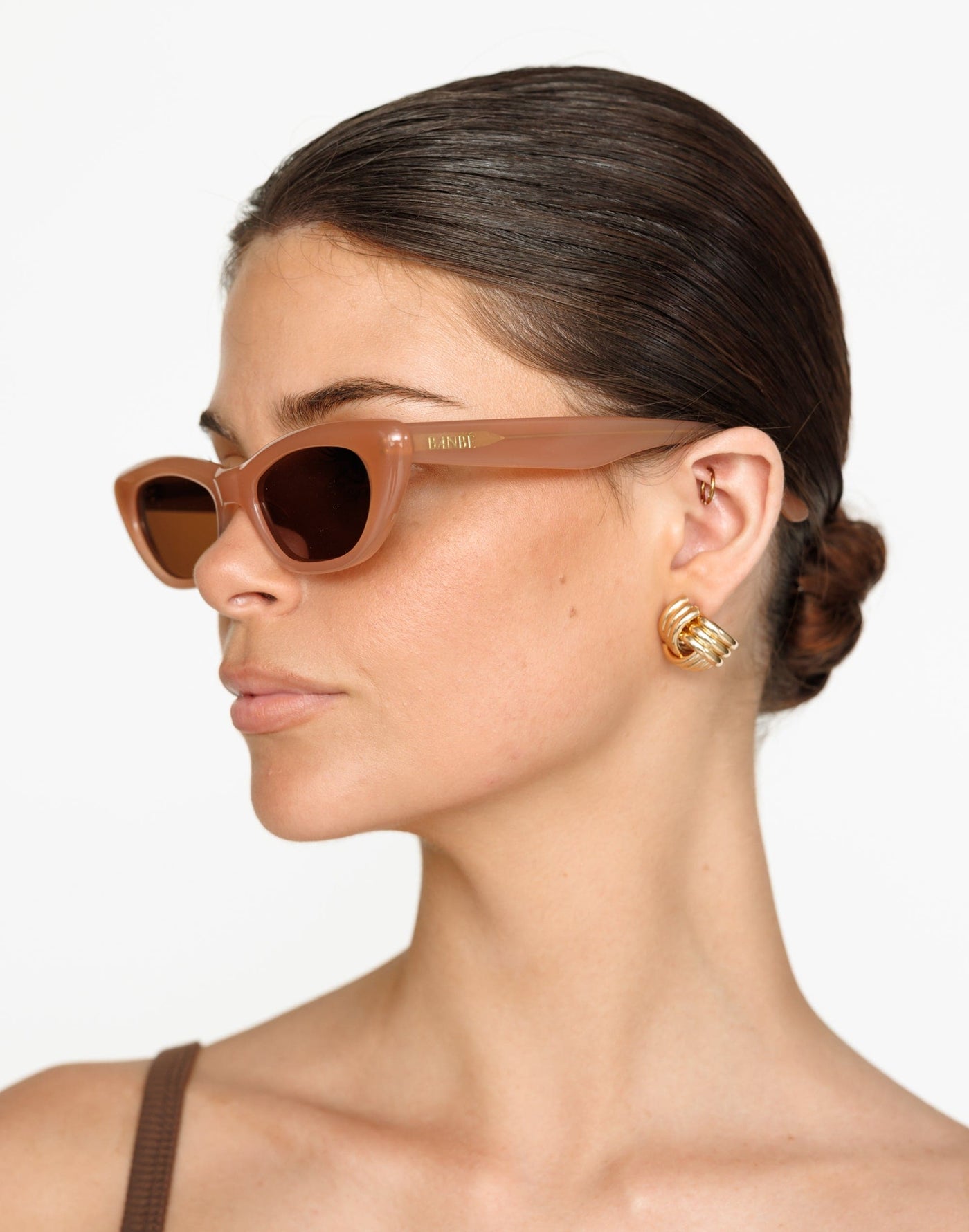 The Caroline Sunglasses (Nude) - By Banb - - Women's Accessories - Charcoal Clothing