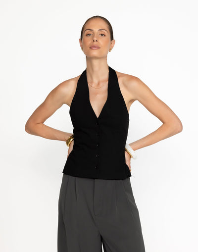 Serafina Top (Black) | CHARCOAL Exclusive - - Women's Top - Charcoal Clothing