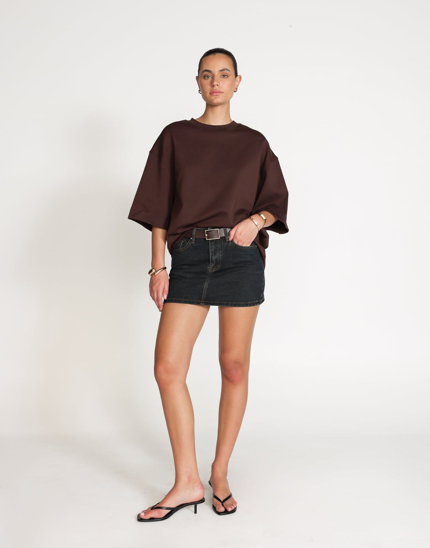 Riri Mini Skirt (Indigo) | CHARCOAL Exclusive - Mid Rise Denim Mini Skirt - Women's Skirt - Charcoal Clothing