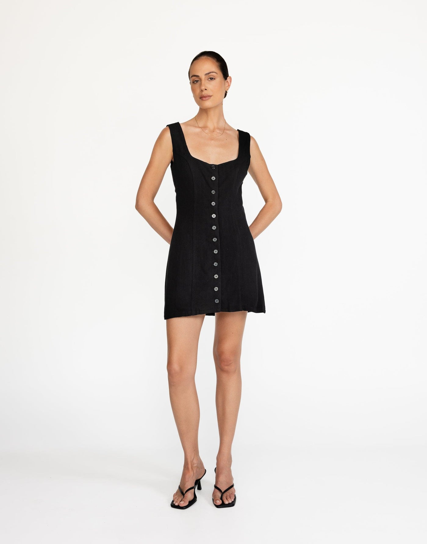 Joni Mini Dress (Black) | CHARCOAL Exclusive - - Women's Dress - Charcoal Clothing