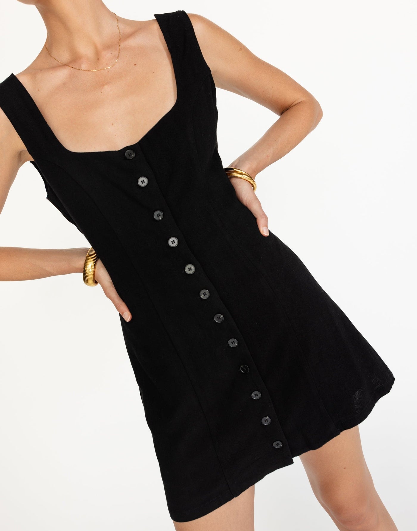 Joni Mini Dress (Black) | CHARCOAL Exclusive - - Women's Dress - Charcoal Clothing