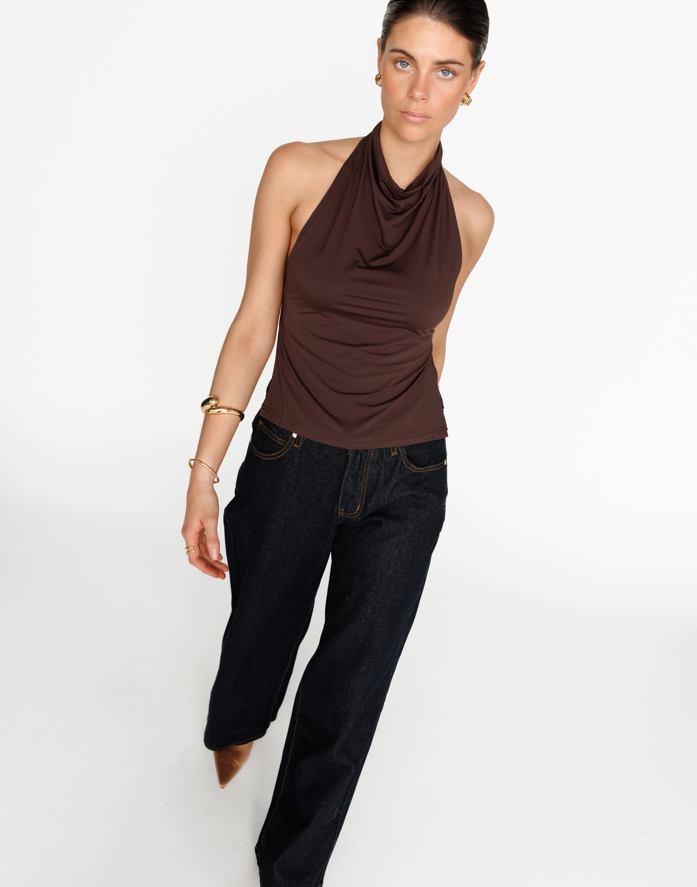 Tansie Top (Cocoa) | CHARCOAL Exclusive - - Women's Top - Charcoal Clothing