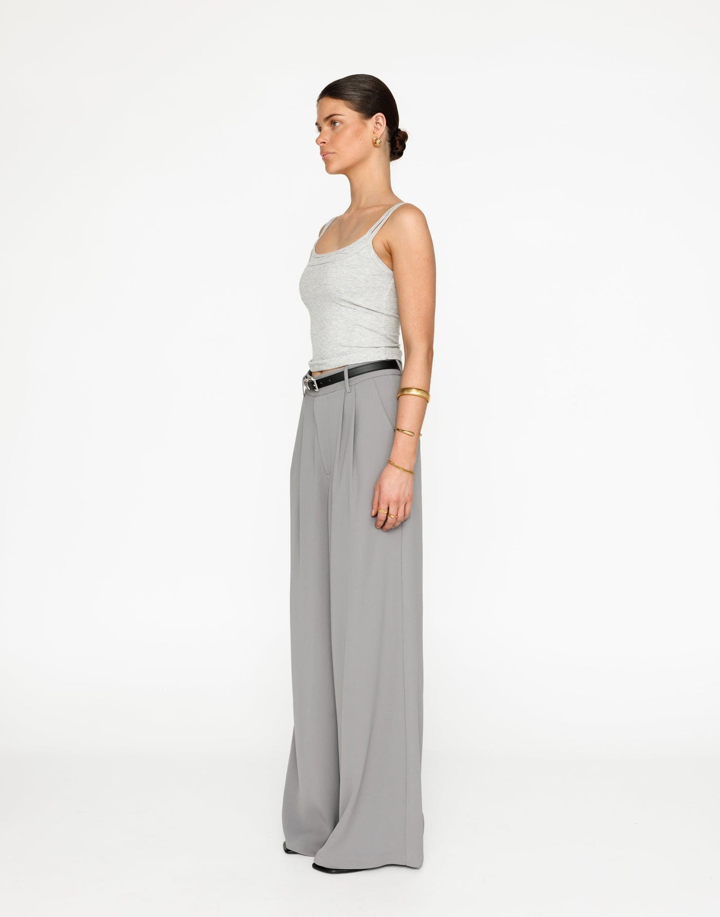 Sun-baked Top (Grey Marle) | CHARCOAL Exclusive - - Women's Top - Charcoal Clothing