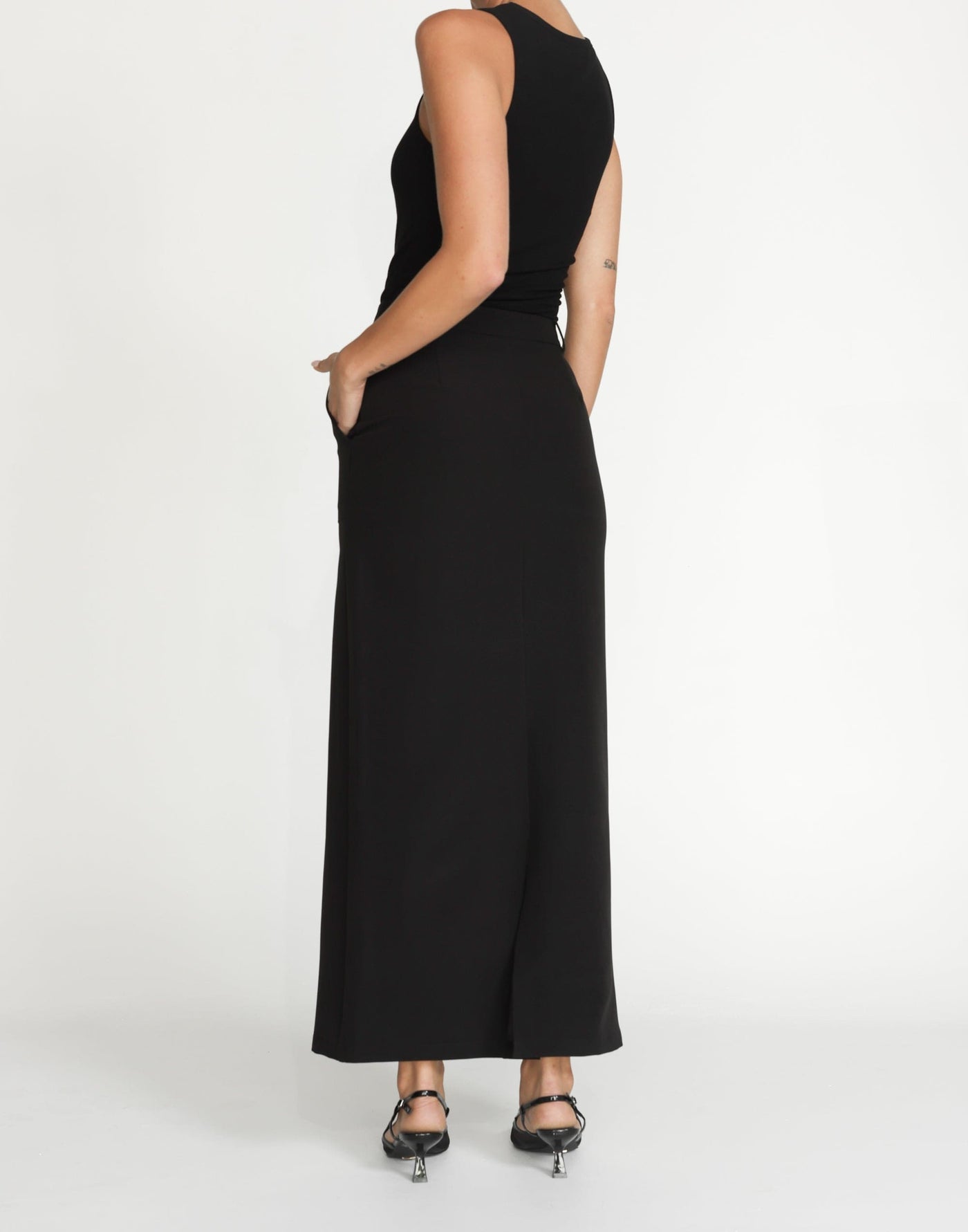 Micaela Maxi Skirt (Black) | CHARCOAL Exclusive - - Women's Skirt - Charcoal Clothing