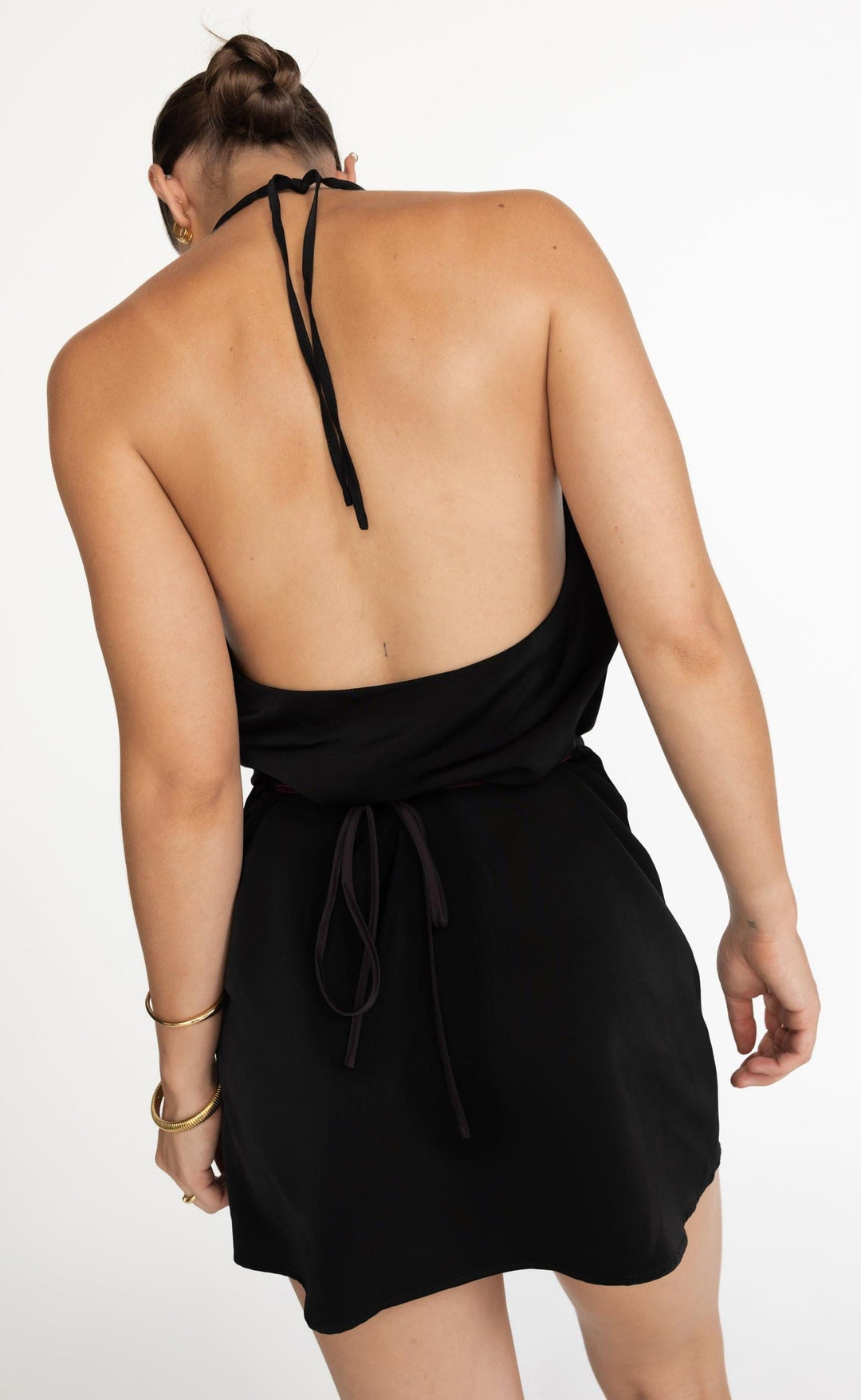charcoal halter dress Cabaret Mini Dress (Black) | CHARCOAL Exclusive