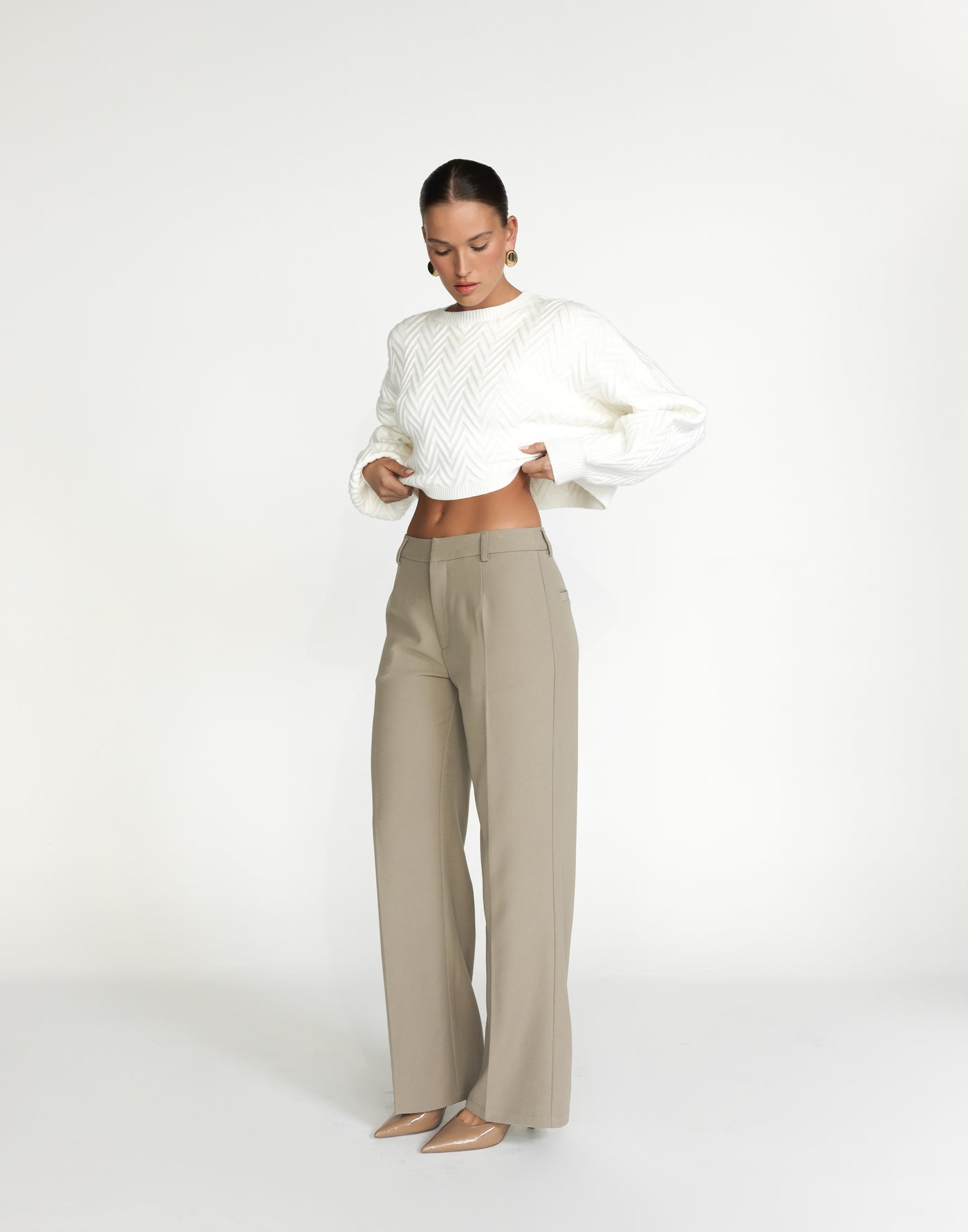 Alayna Pants (Dusty Sage) | CHARCOAL Exclusive - - Women's Pants - Charcoal Clothing