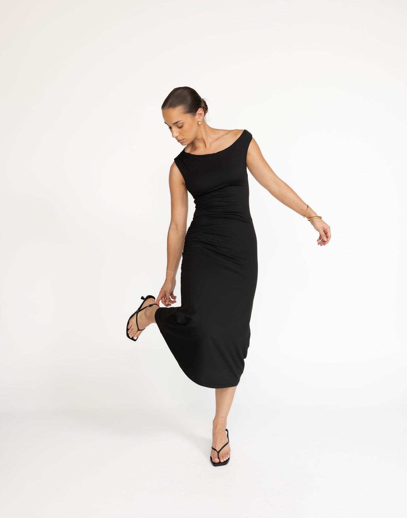 Collective Dress - Lulu Midi Dress (Black)
                Add to wishlist secondary image