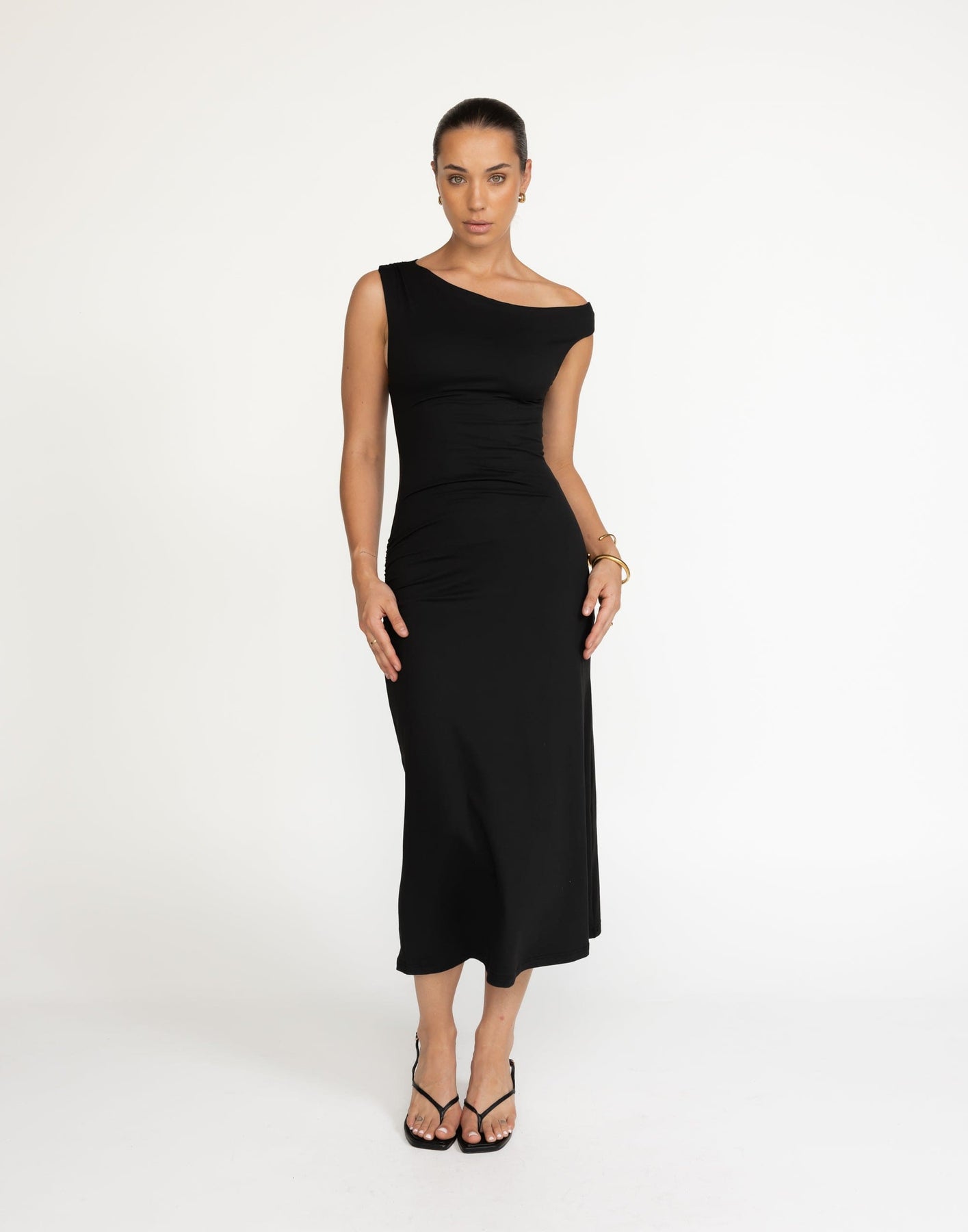 Collective Dress - Lulu Midi Dress (Black)
                Add to wishlist third image