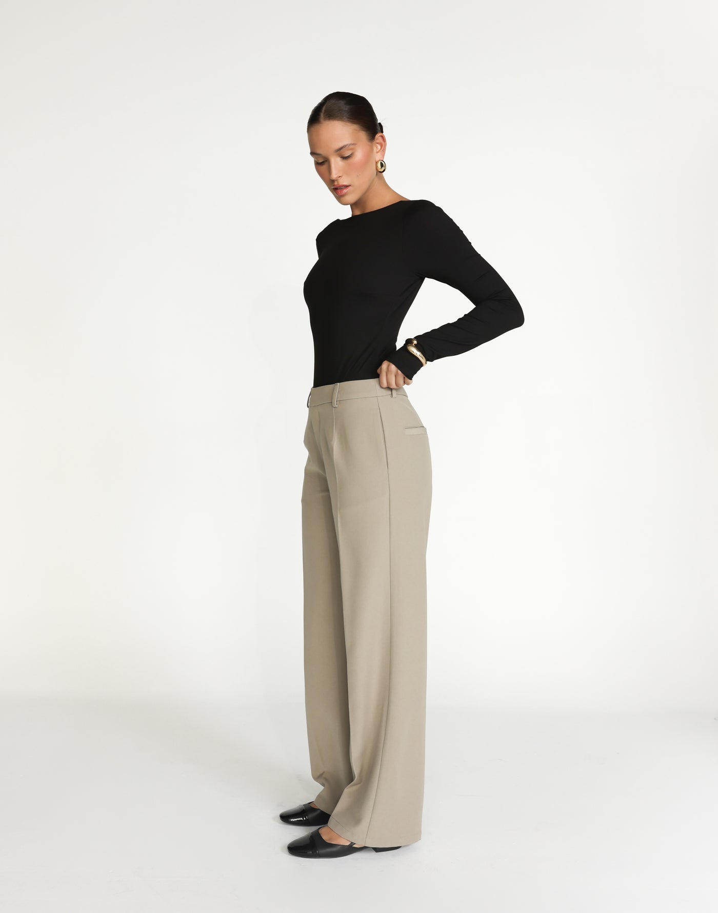 Alayna Pants (Dusty Sage) | CHARCOAL Exclusive - - Women's Pants - Charcoal Clothing