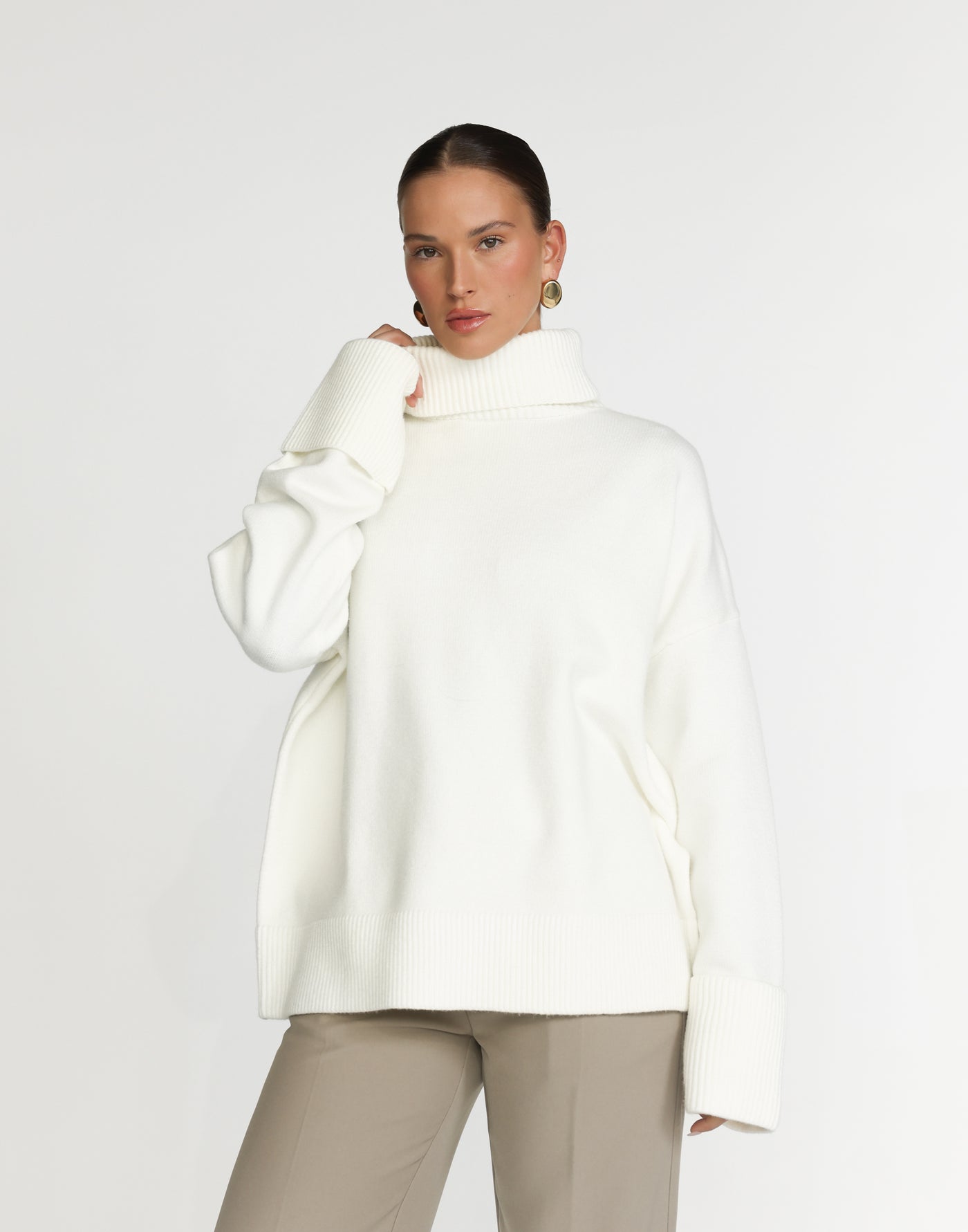 Amberly Jumper (Off White) | CHARCOAL Exclusive - - Women's Top - Charcoal Clothing